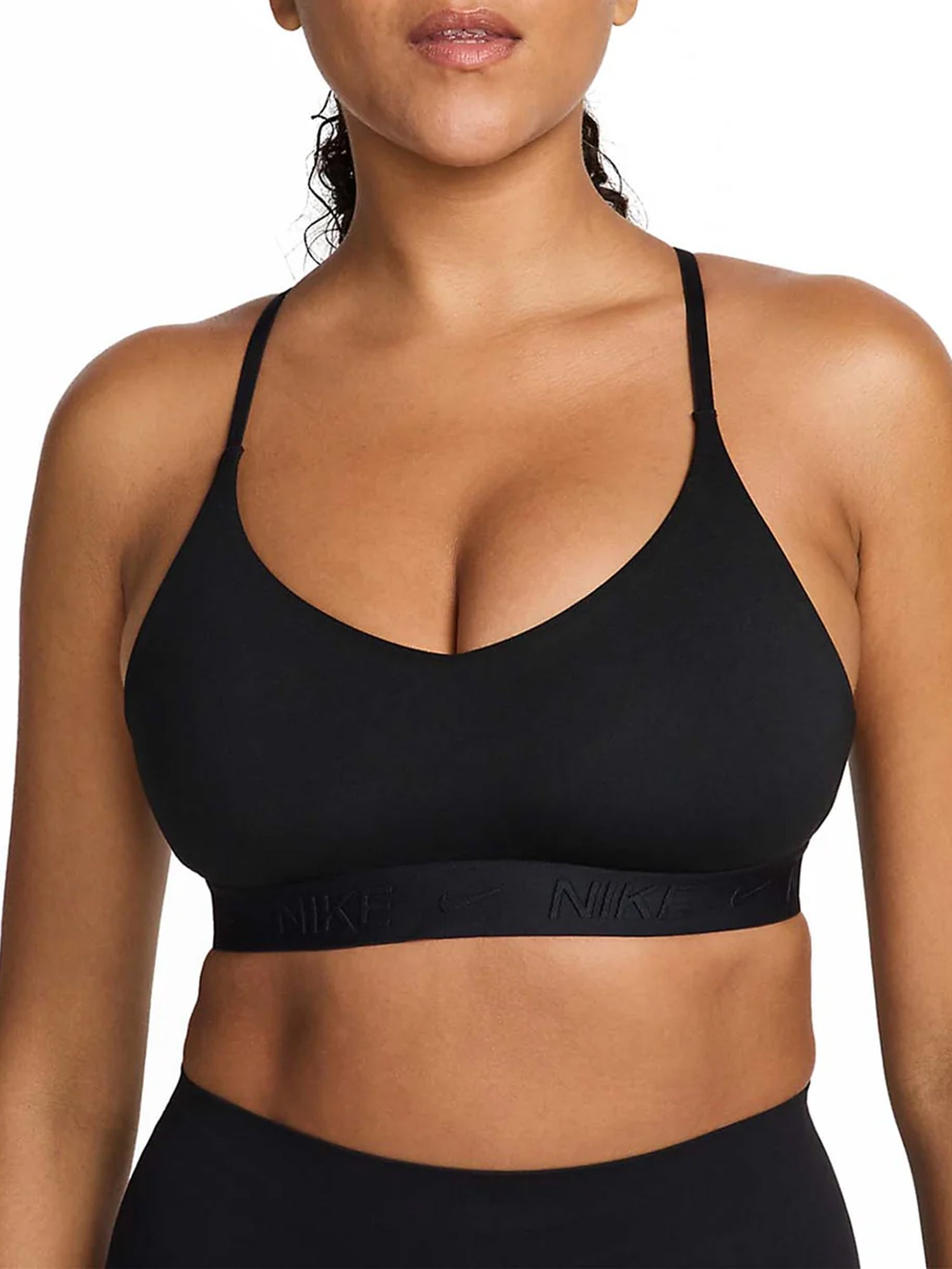 NIKE INDY REGGISENO SOSTEGNO LEGGERO NERO