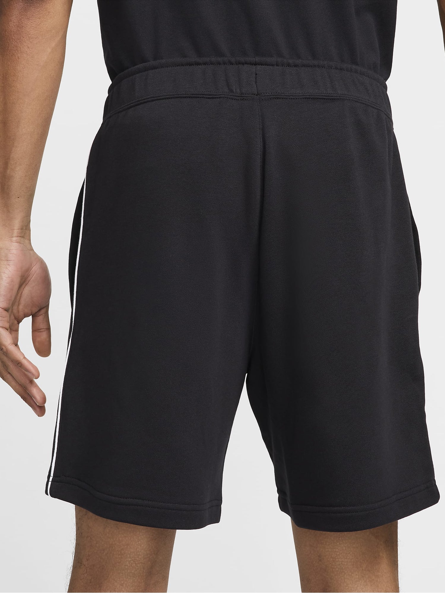 NIKE AIR SHORTS IN FRENCH TERRY NERO