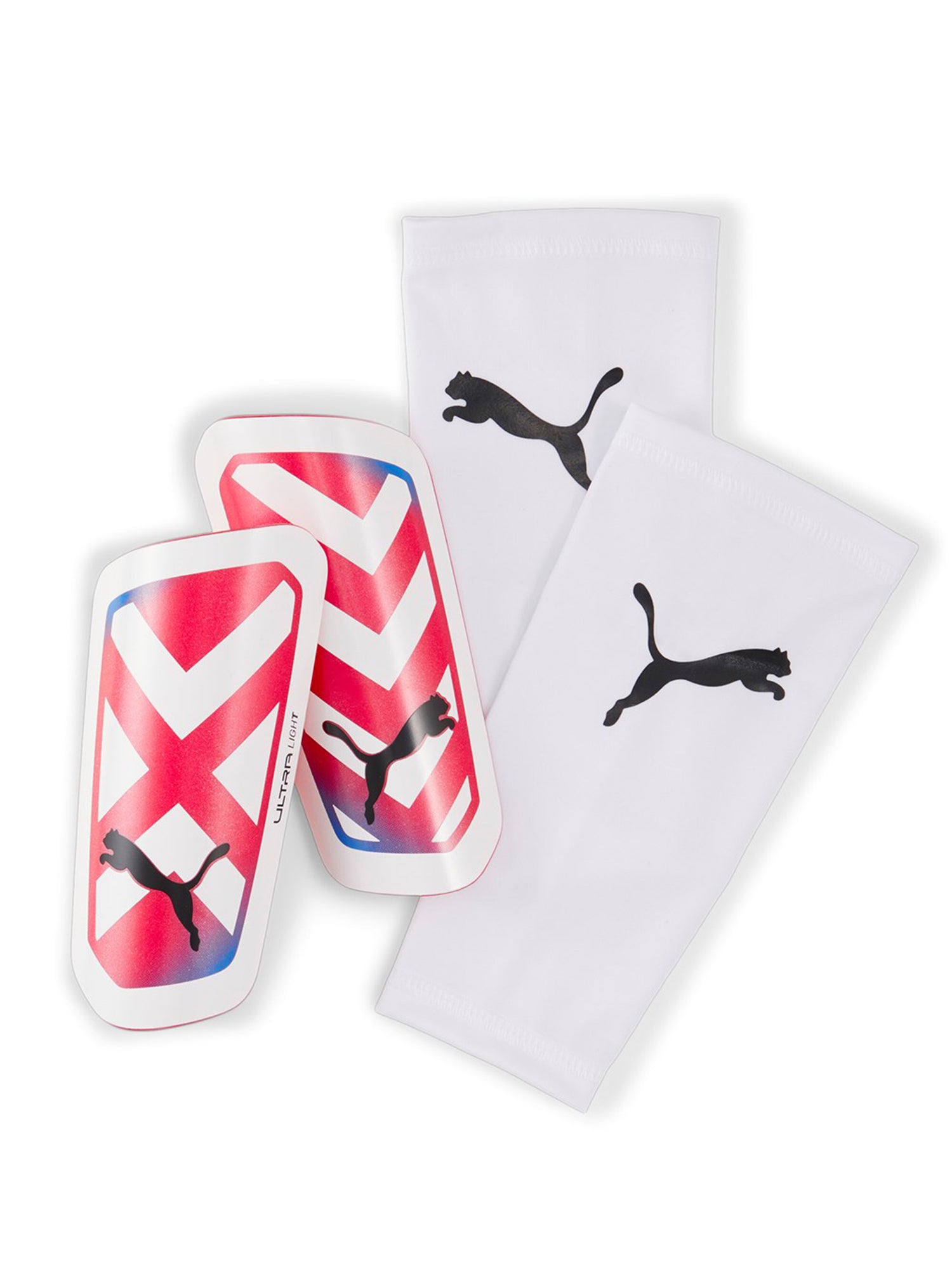 PUMA PARASTINCHI DA CALCIO ULTRA LIGHT SLEEVE BIANCO