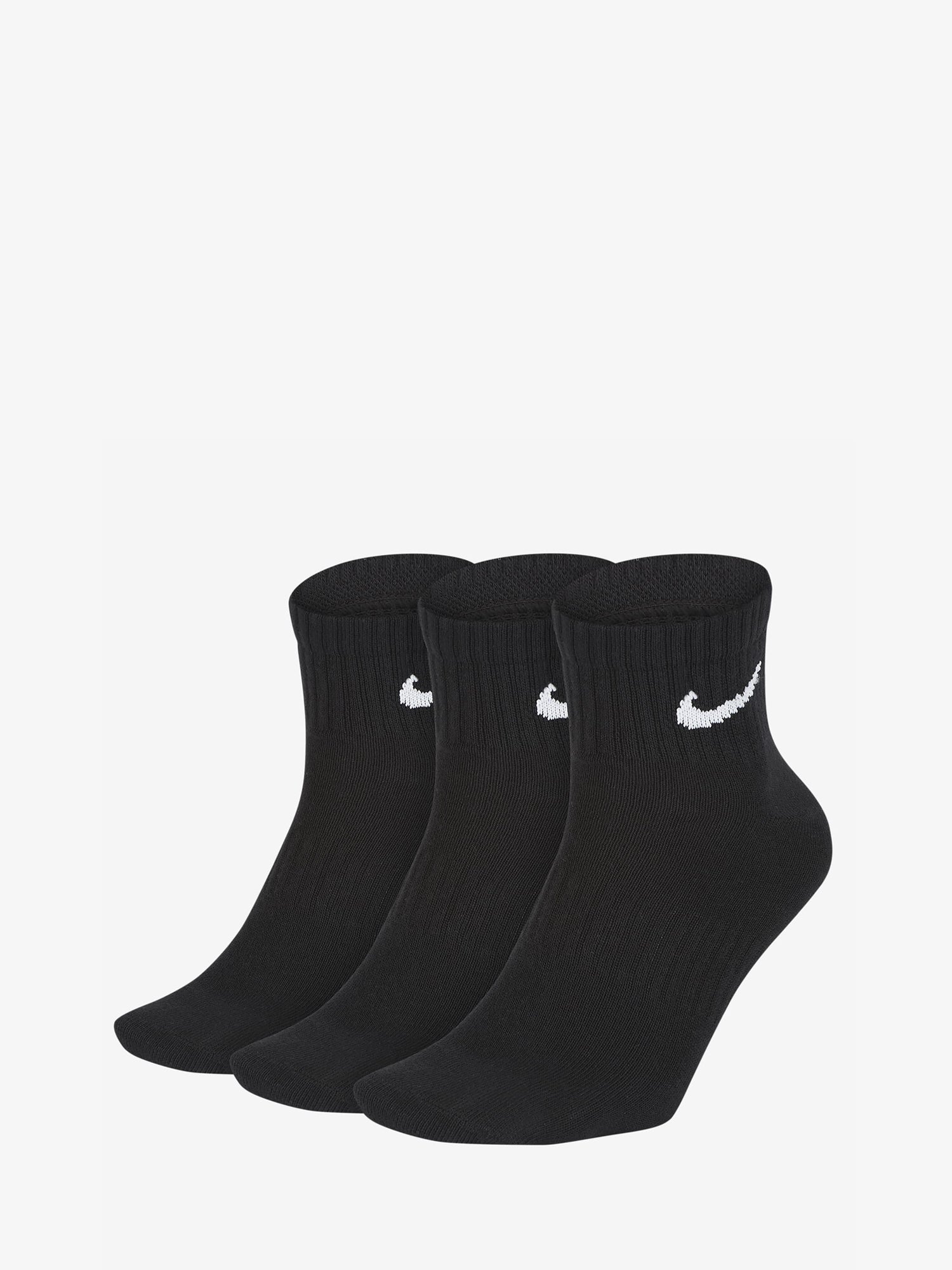 NIKE EVERYDAY CALZINO ALLA CAVIGLIA 3 PAIA NERO