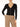 MARKUP CARDIGAN SCOLLO A V LUREX NERO