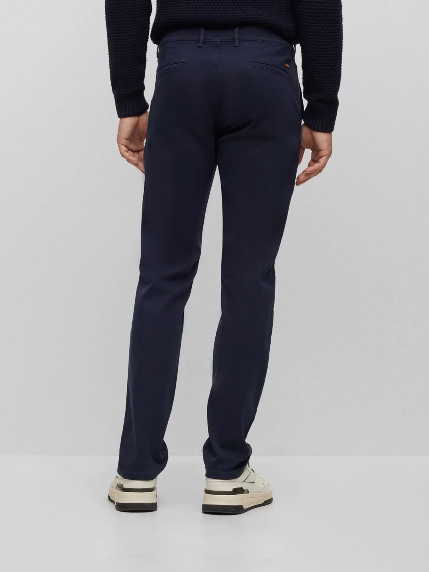 HUGO BOSS PANTALONI SLIM FIT BLU