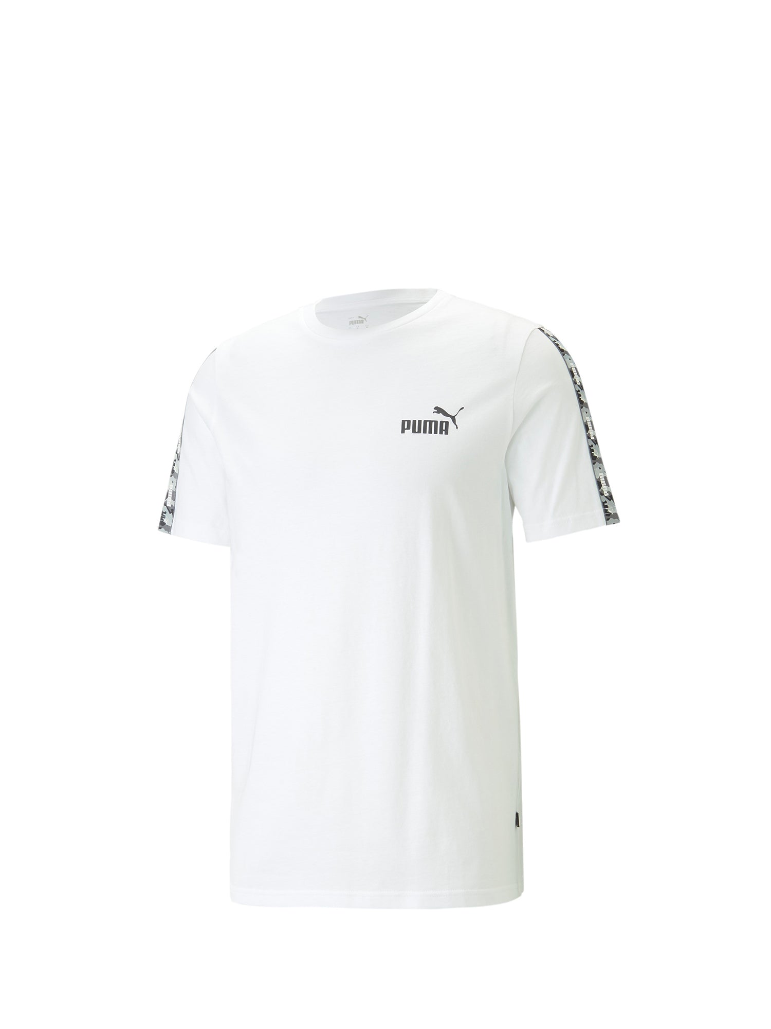 PUMA T-SHIRT ESS TAPE CAMO BIANCO