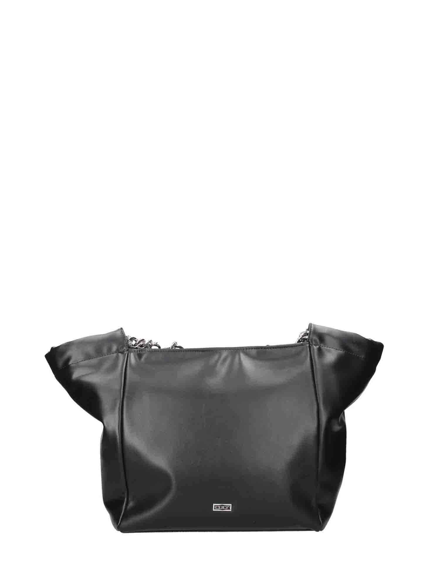 CULT ACCESSORIES BORSA SHOPPING NERO