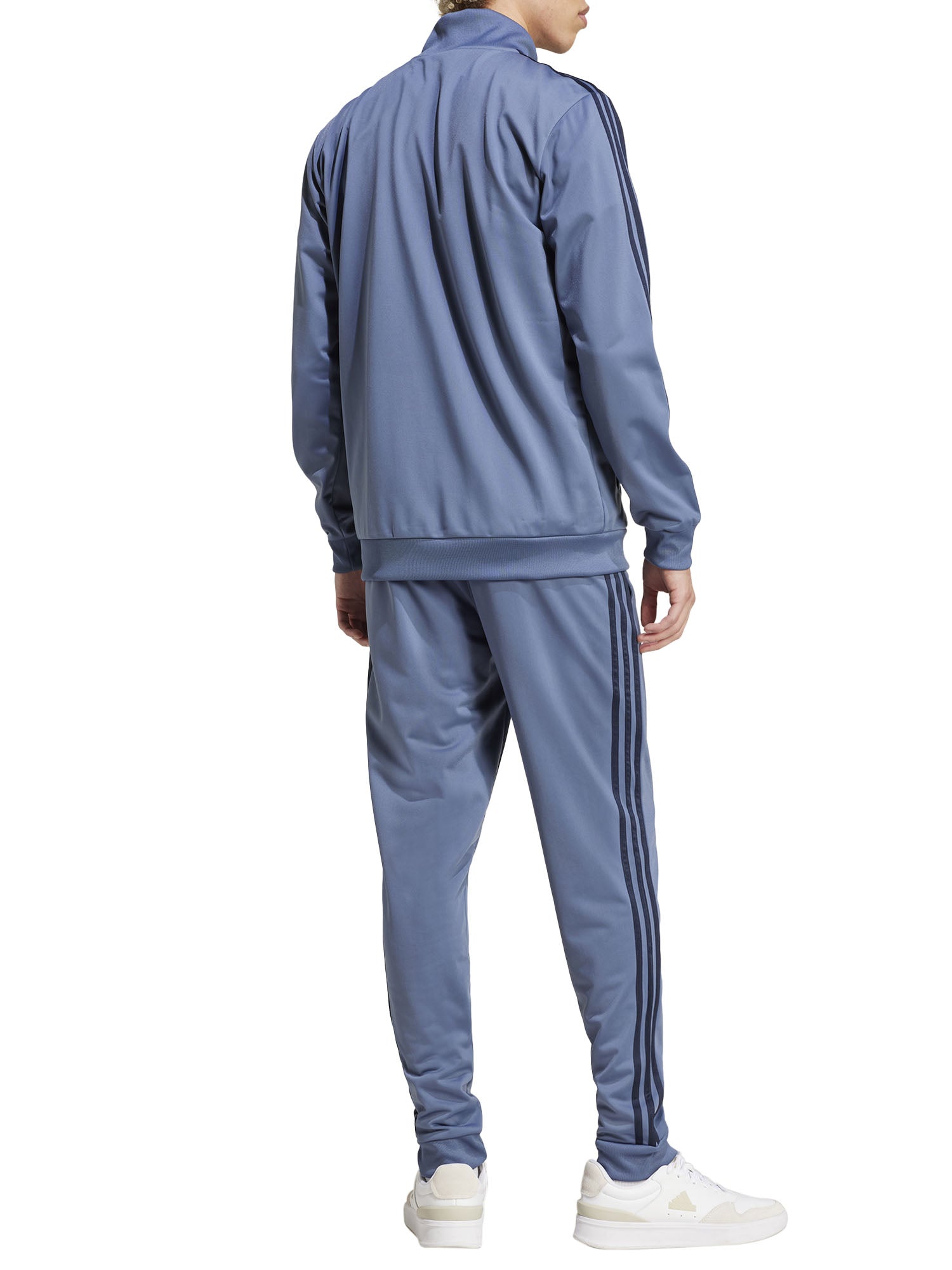 ADIDAS TUTA BASIC 3-STRIPES TRICOT BLU INDACO