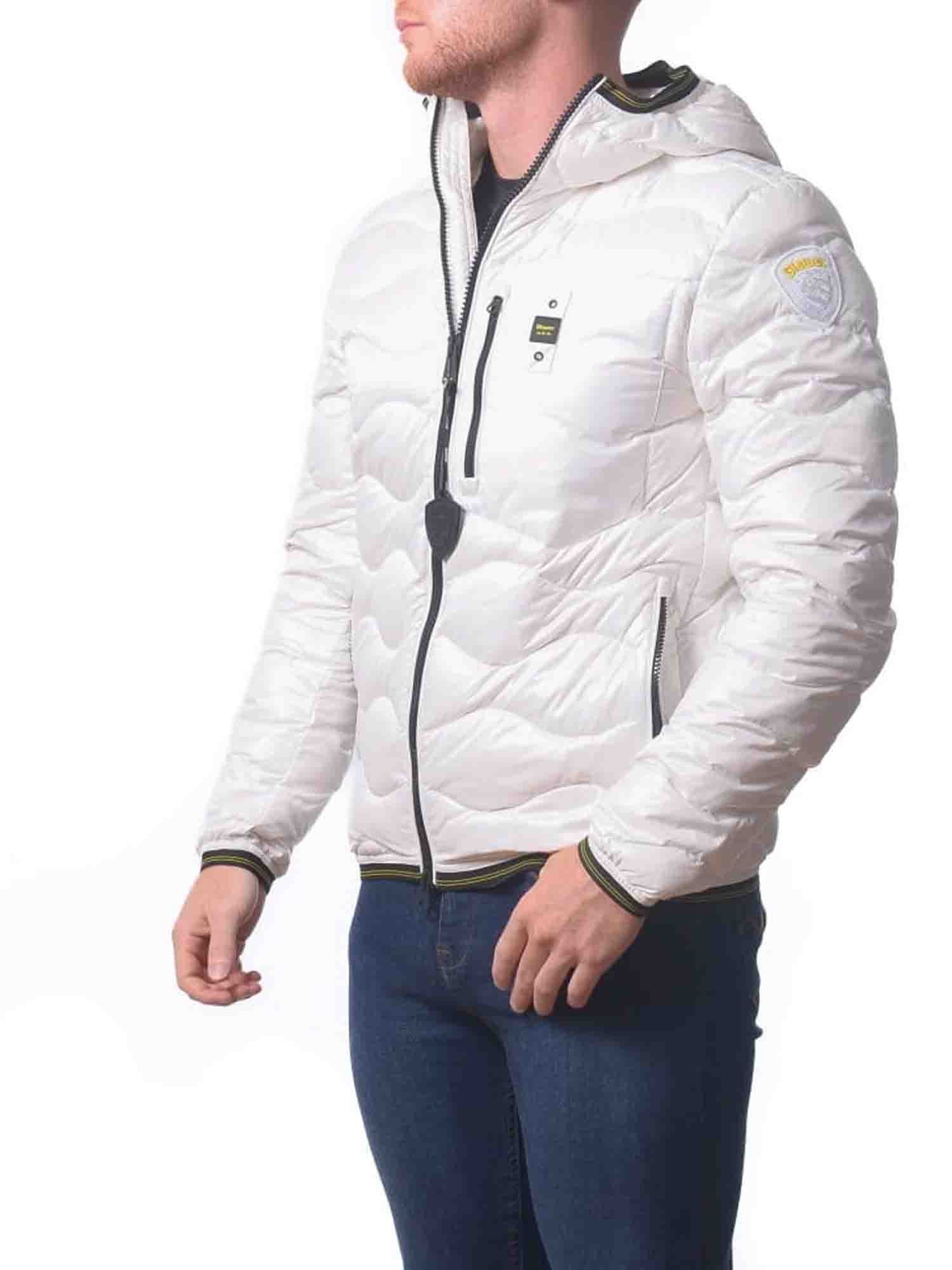 BLAUER WAVE PIUMINO LEGGERO AD ONDE BIANCO