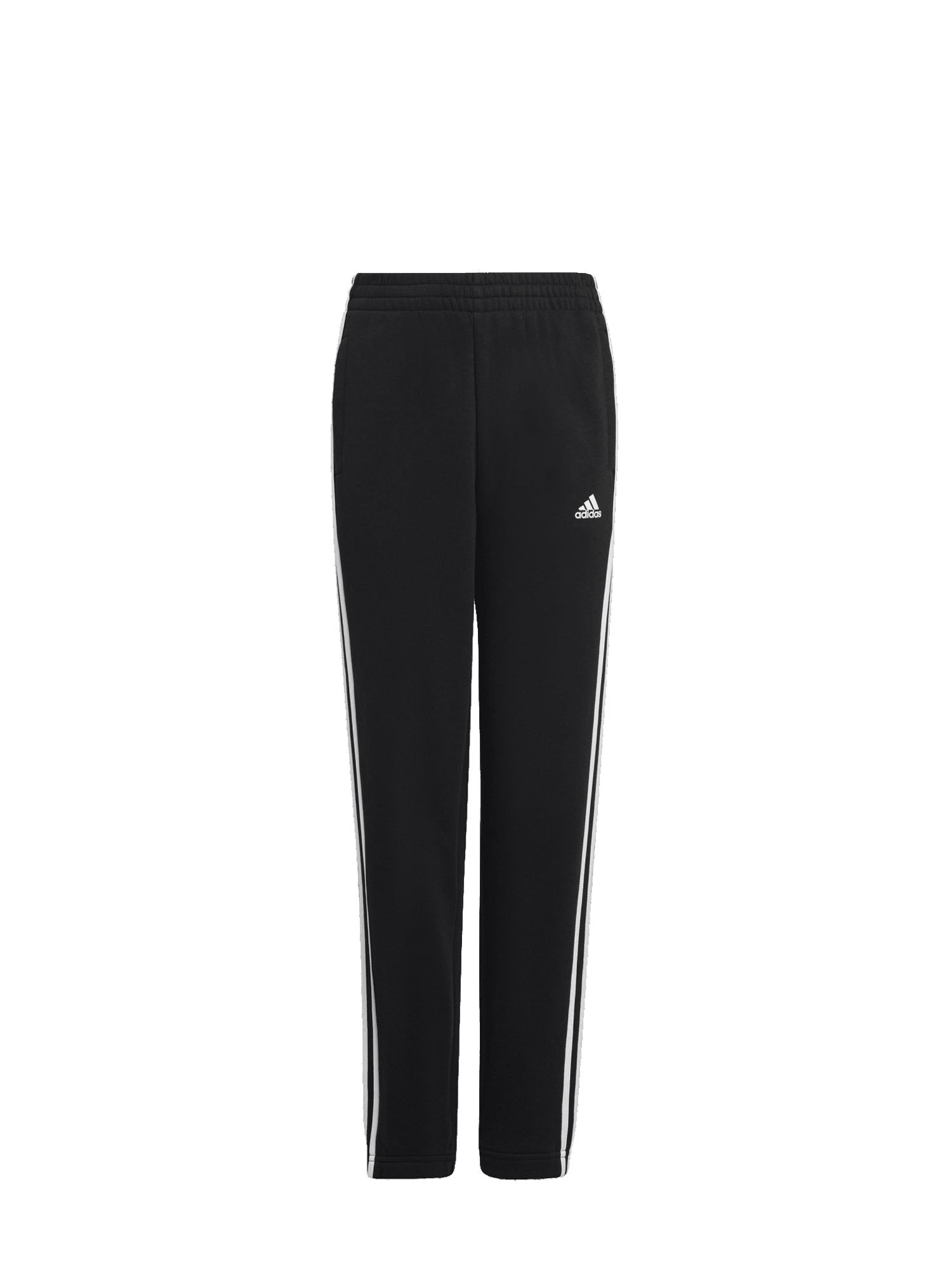 ADIDAS PANTALONI SPORTIVI ESSENTIALS 3-STRIPES FLEECE NERO