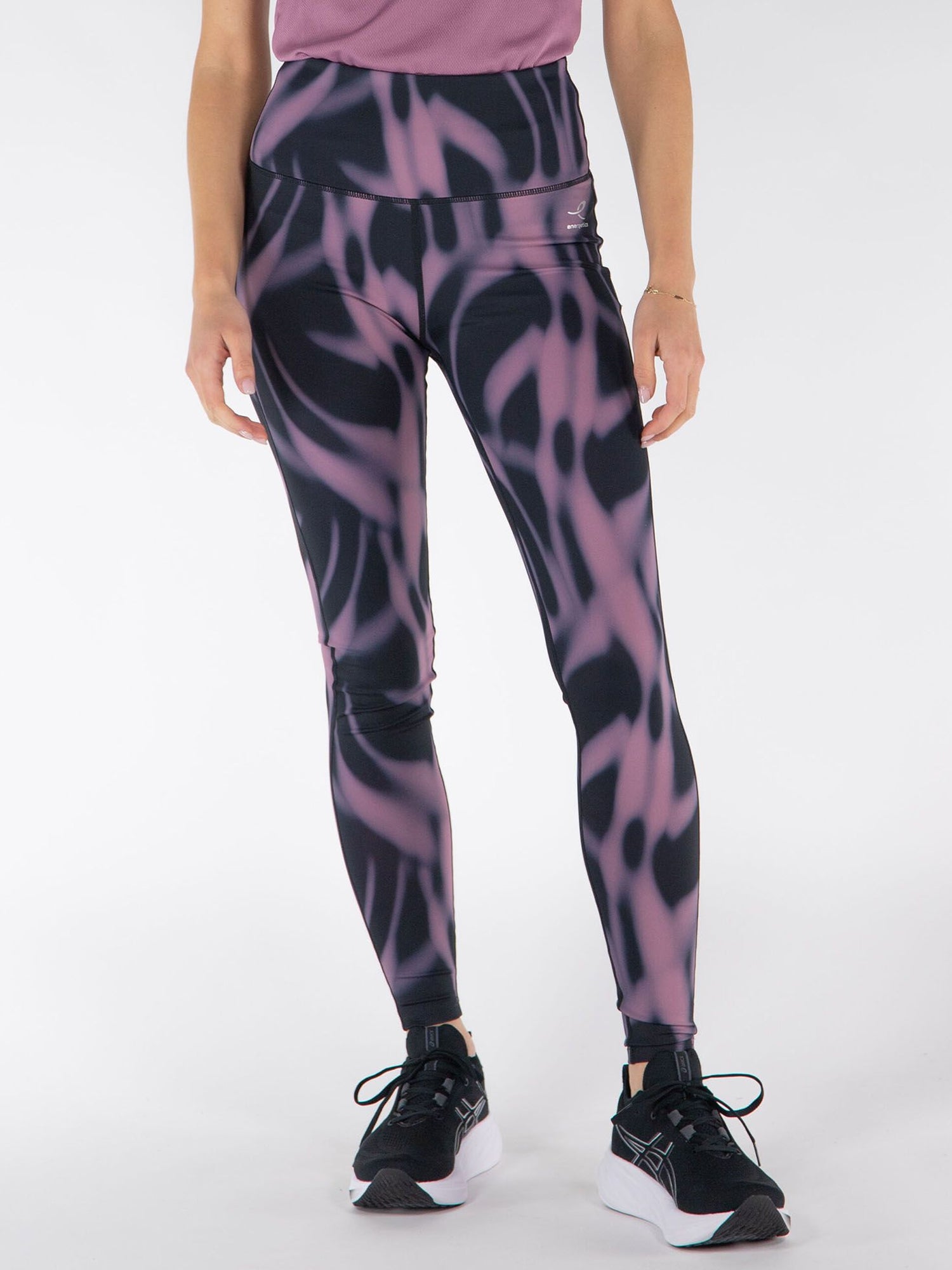 ENERGETICS LEGGINGS KAPINEM 1/1 VIOLA - NERO