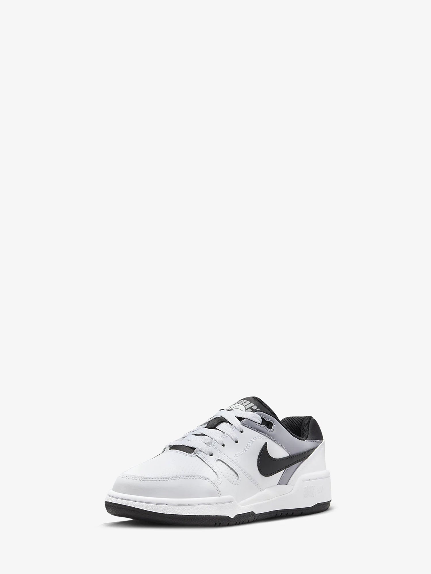 NIKE SNEAKERS FULL FORCE LOW JR BIANCO - NERO