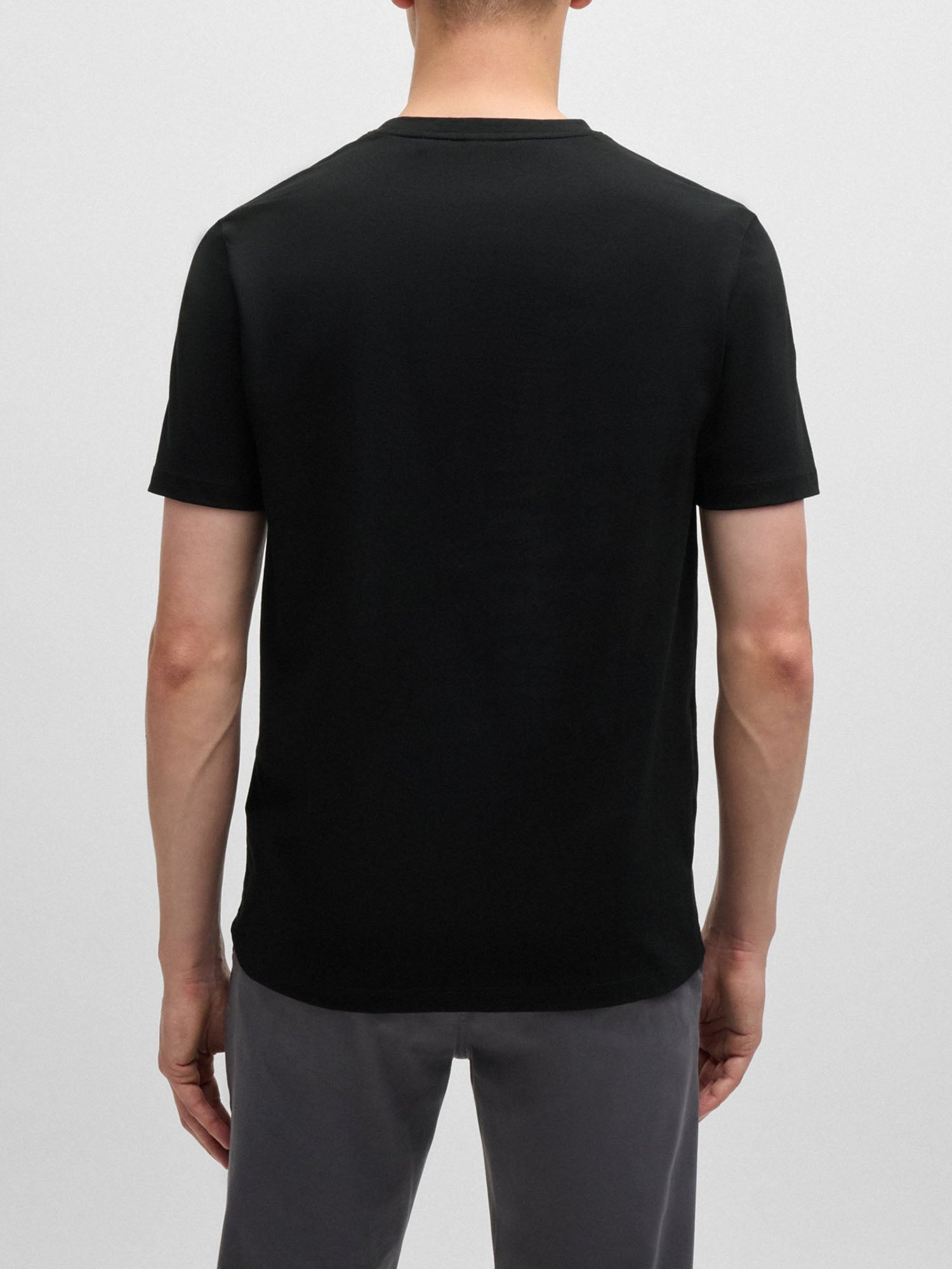 HUGO BOSS T-SHIRT REGULAR FIT NERO