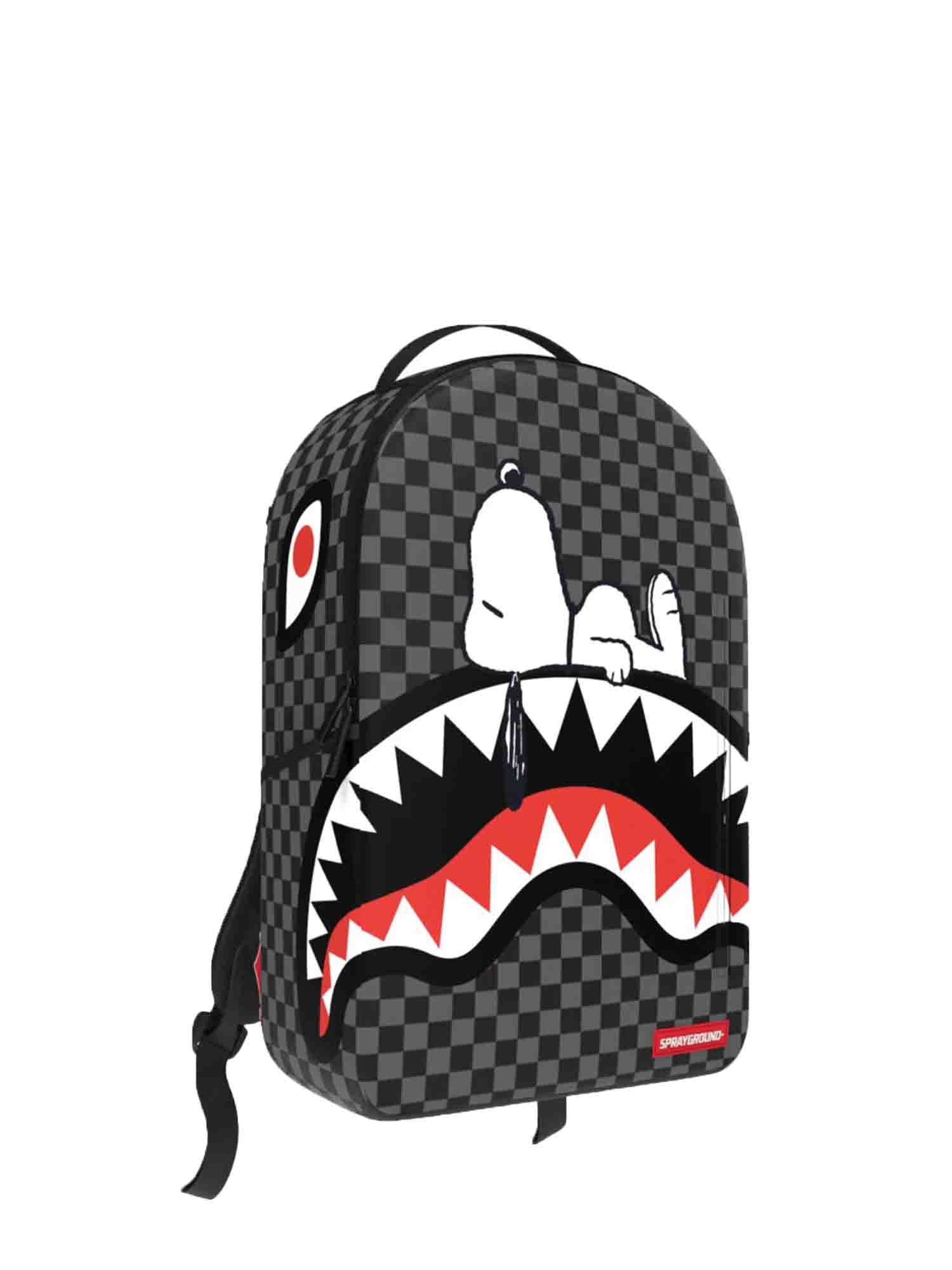 SPRAYGROUND SNOOPY CHILLING ZAINO NERO