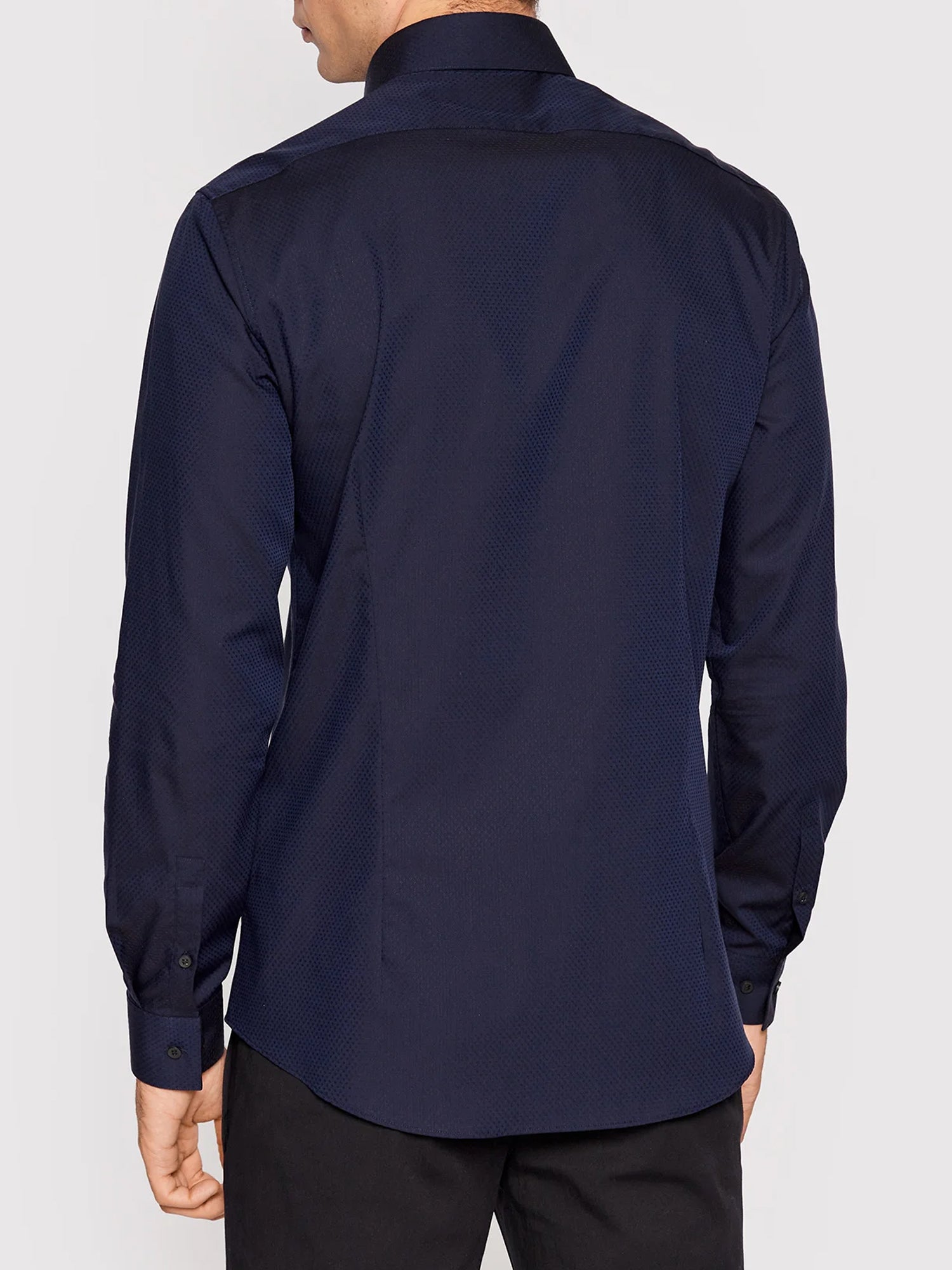 CALVIN KLEIN CAMICIA SLIM BLU