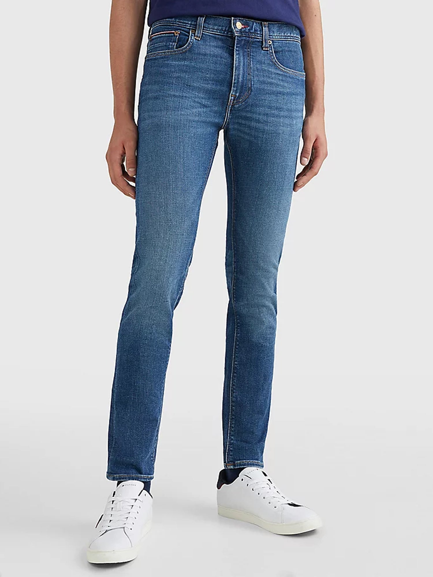 TOMMY HILFIGER JEANS SLIM BLEECKER IN DENIM BLU