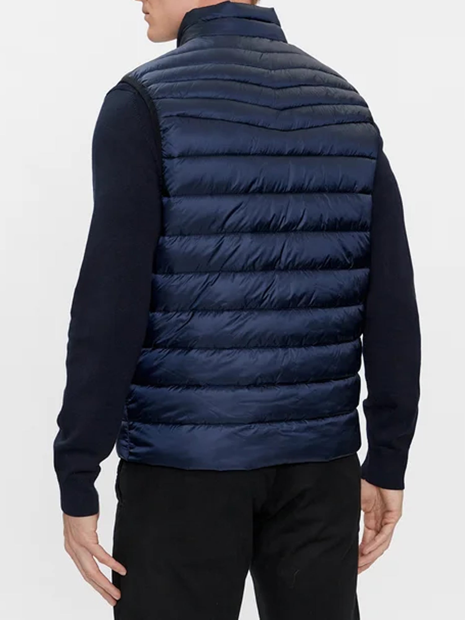 HUGO BOSS GILET TRAPUNTATO BLU