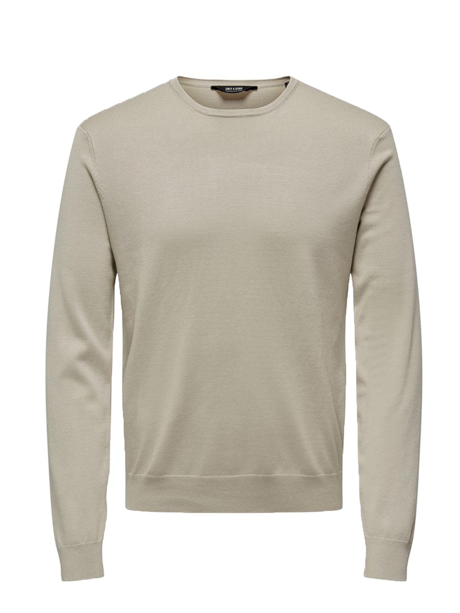 ONLY&SONS PULLOVER WYLER GIROCOLLO GRIGIO CALCE