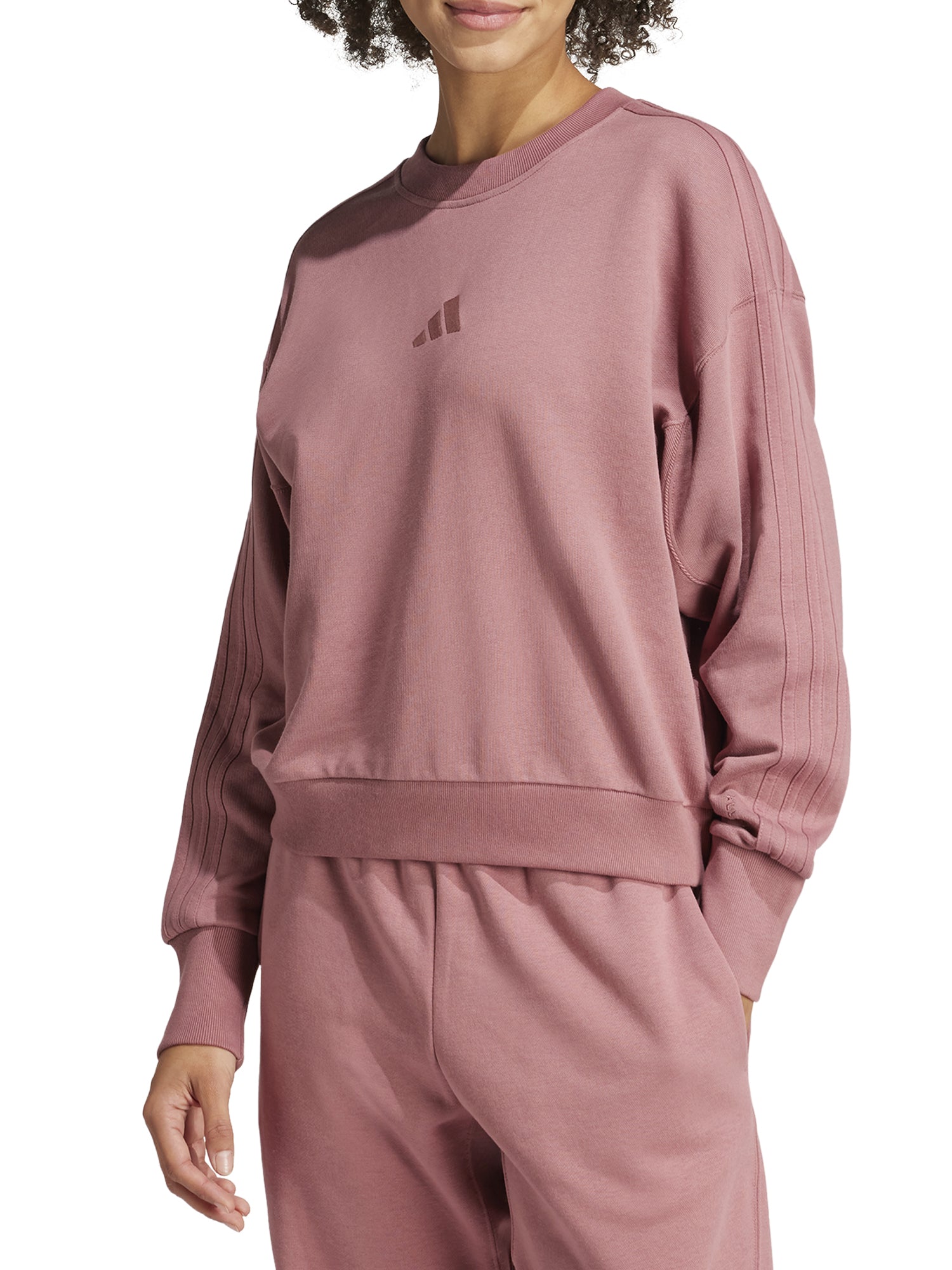 ADIDAS ALL SNZ FELPA GIROCOLLO ROSA