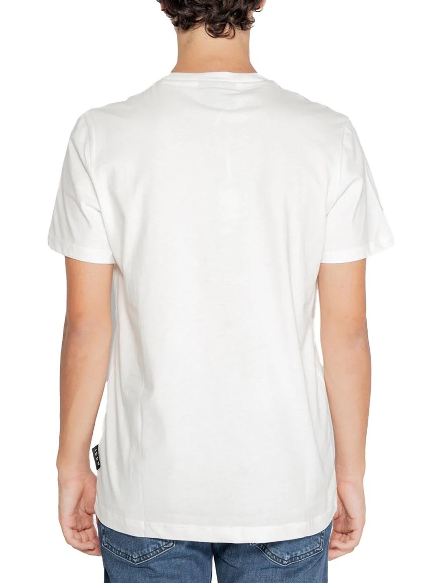 ICON T-SHIRT A MANICA CORTA BIANCO SPENTO