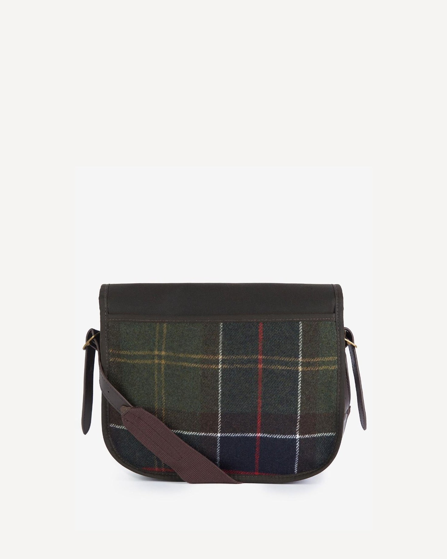 BARBOUR WHITLEY BORSA A TRACOLLA TARTAN VERDE