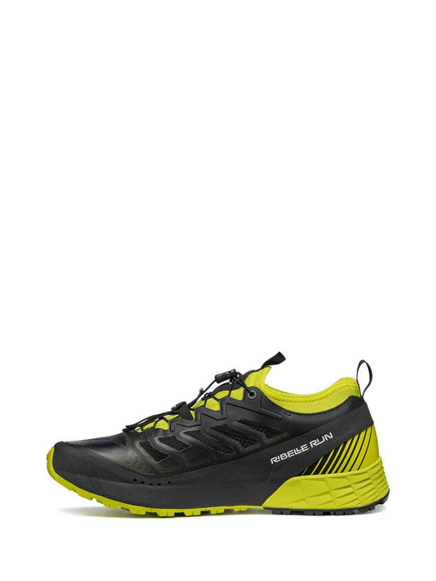 SCARPA RIBELLE RUN SCARPE TRAIL RUNNING BLACK-LIME