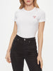 guess-t-shirt-mini-triangle-bianco