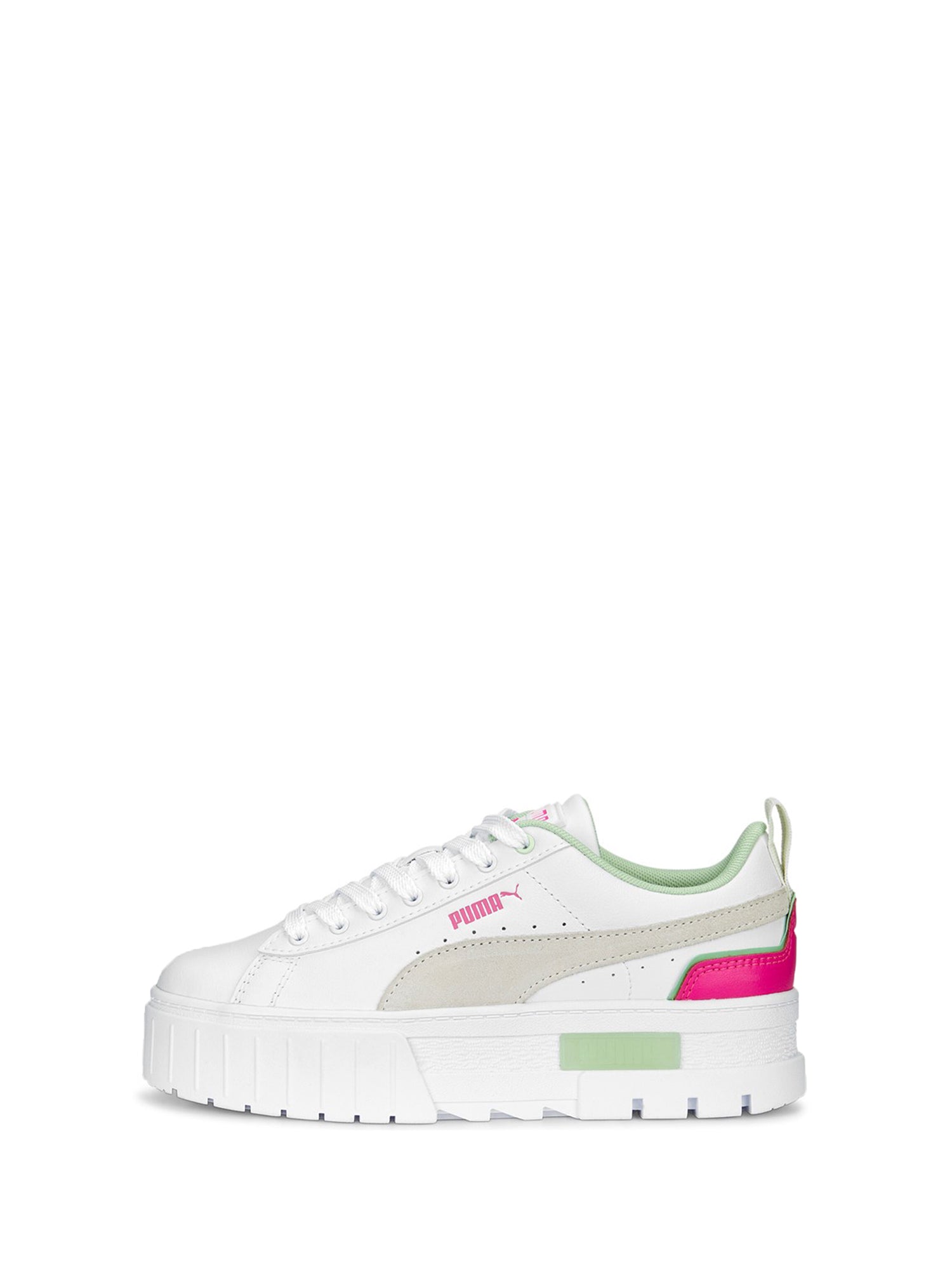 PUMA SNEAKERS MAYZE BRIGHTER DAYS BIANCO - FUXIA - VERDE