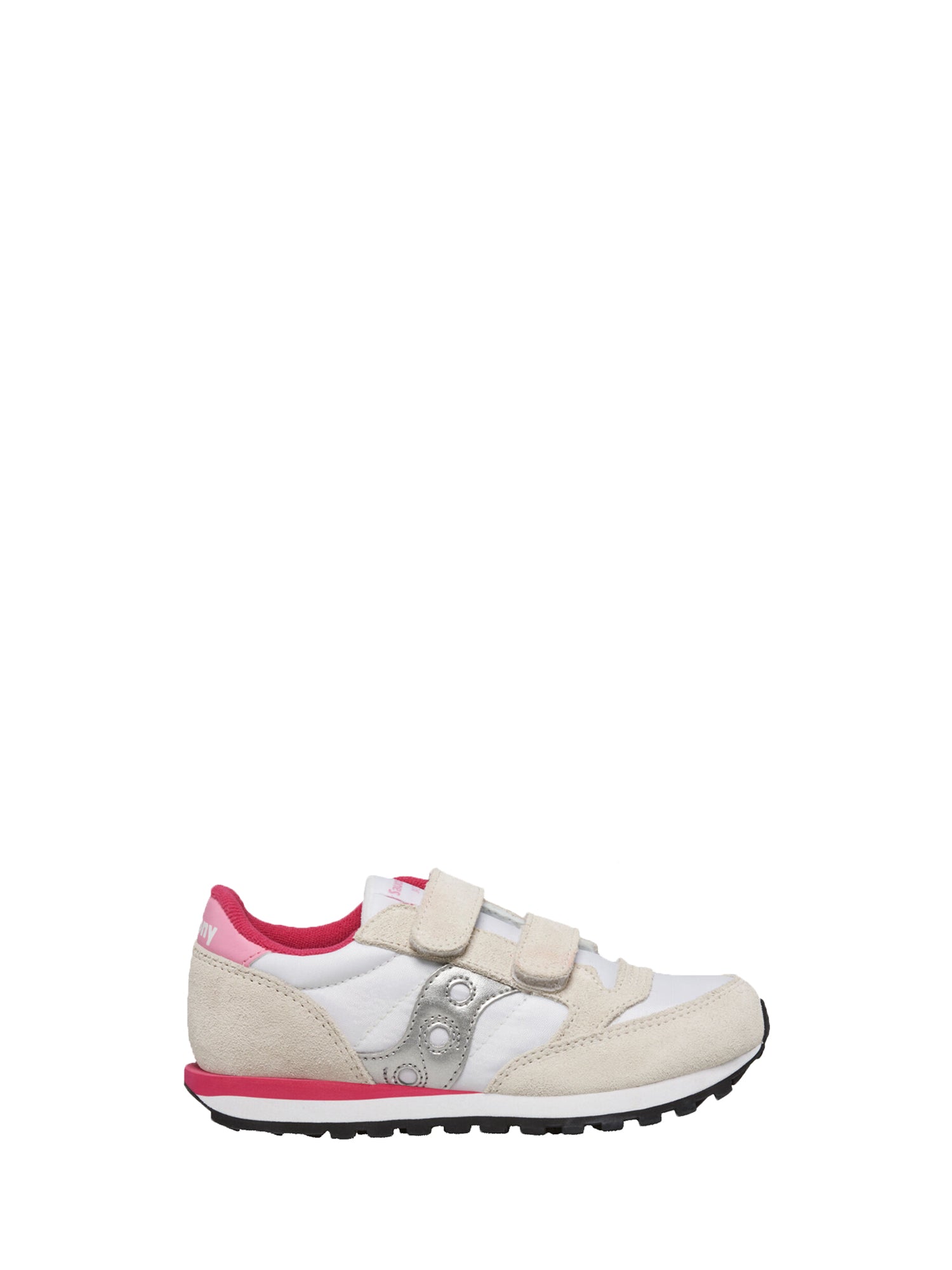 SAUCONY SNEAKERS JAZZ DOUBLE HOOK & LOOP BIANCO - ROSA