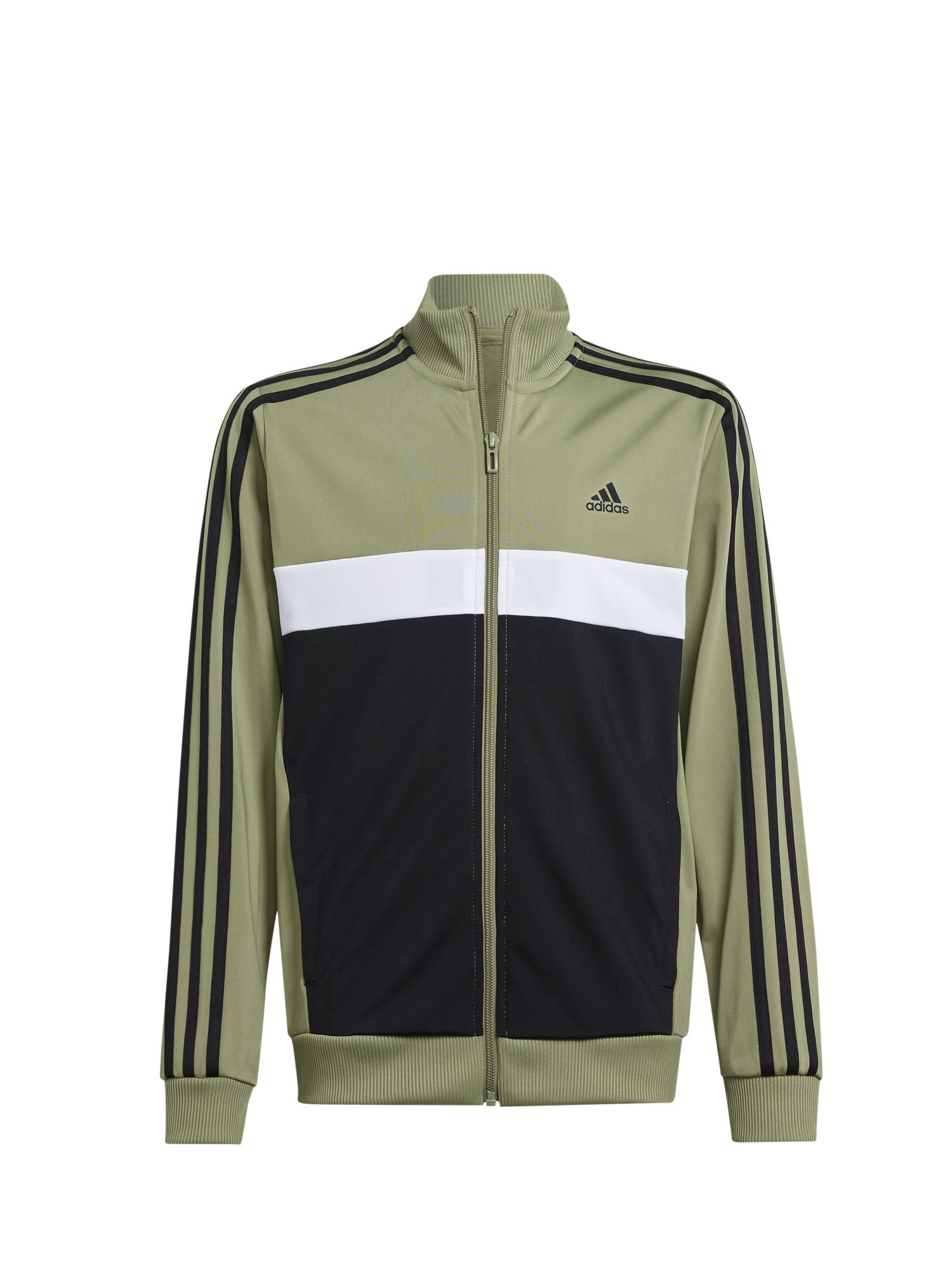 ADIDAS TUTA U 3S TIBERIO TS VERDE OLIVA - NERO - BIANCO