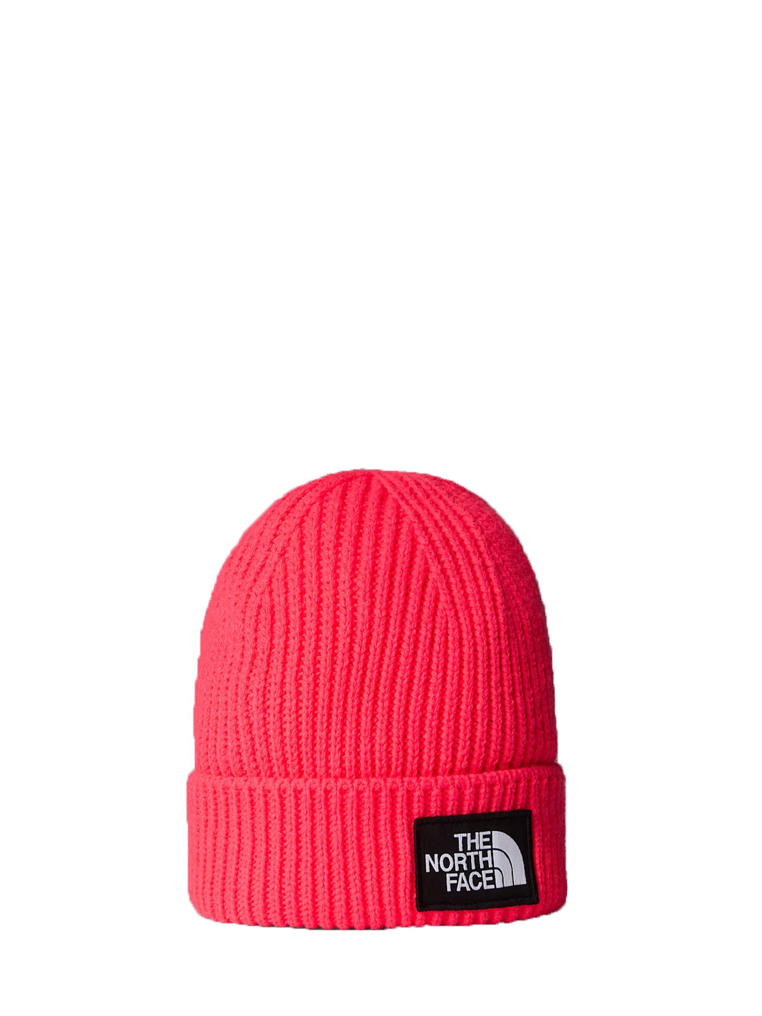 THE NORTH FACE CAPPELLO KIDS CON RISVOLTO E LOGO BOX ROSA