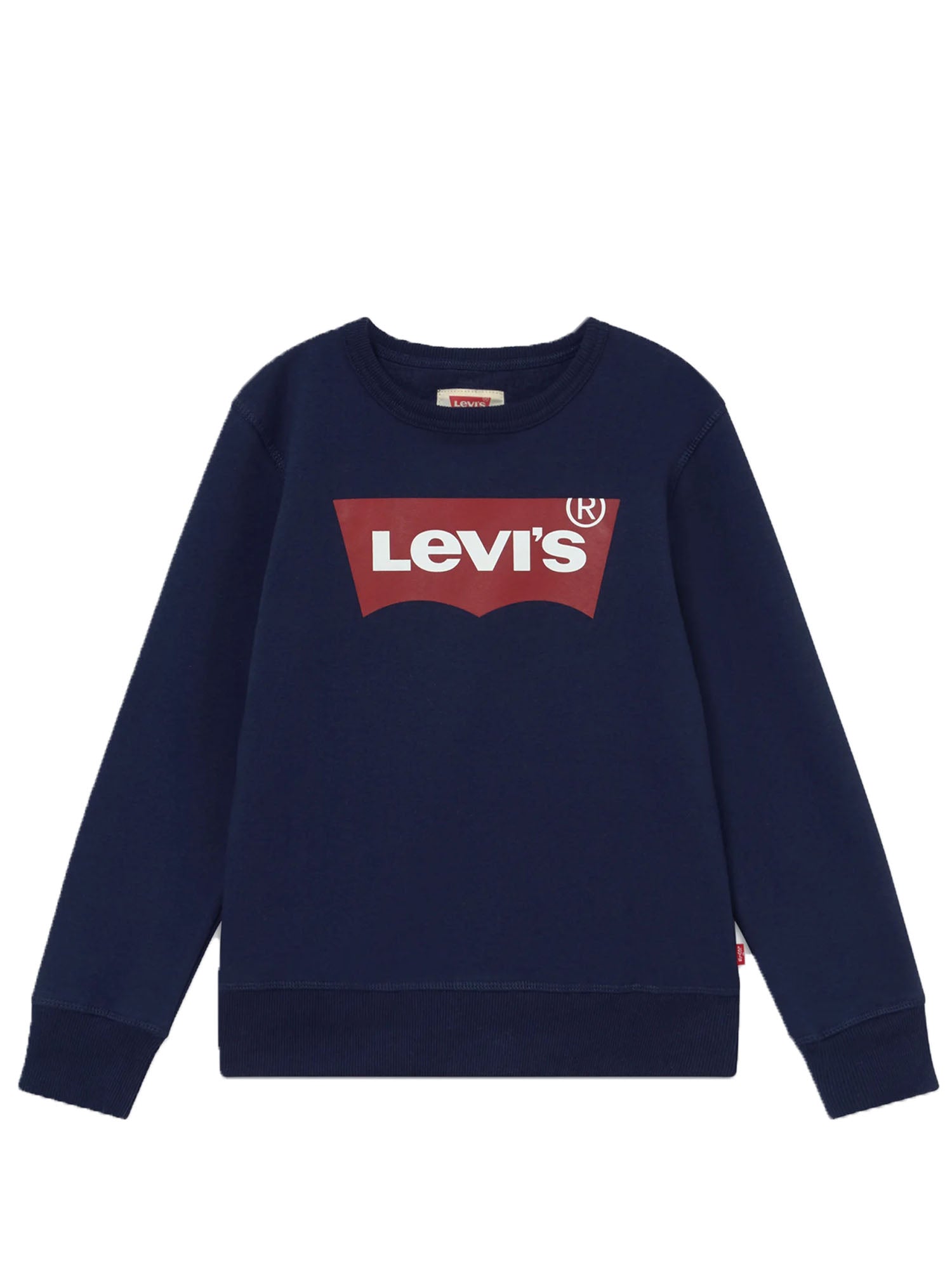 LEVI'S KIDS FELPA GIROCOLLO BLU