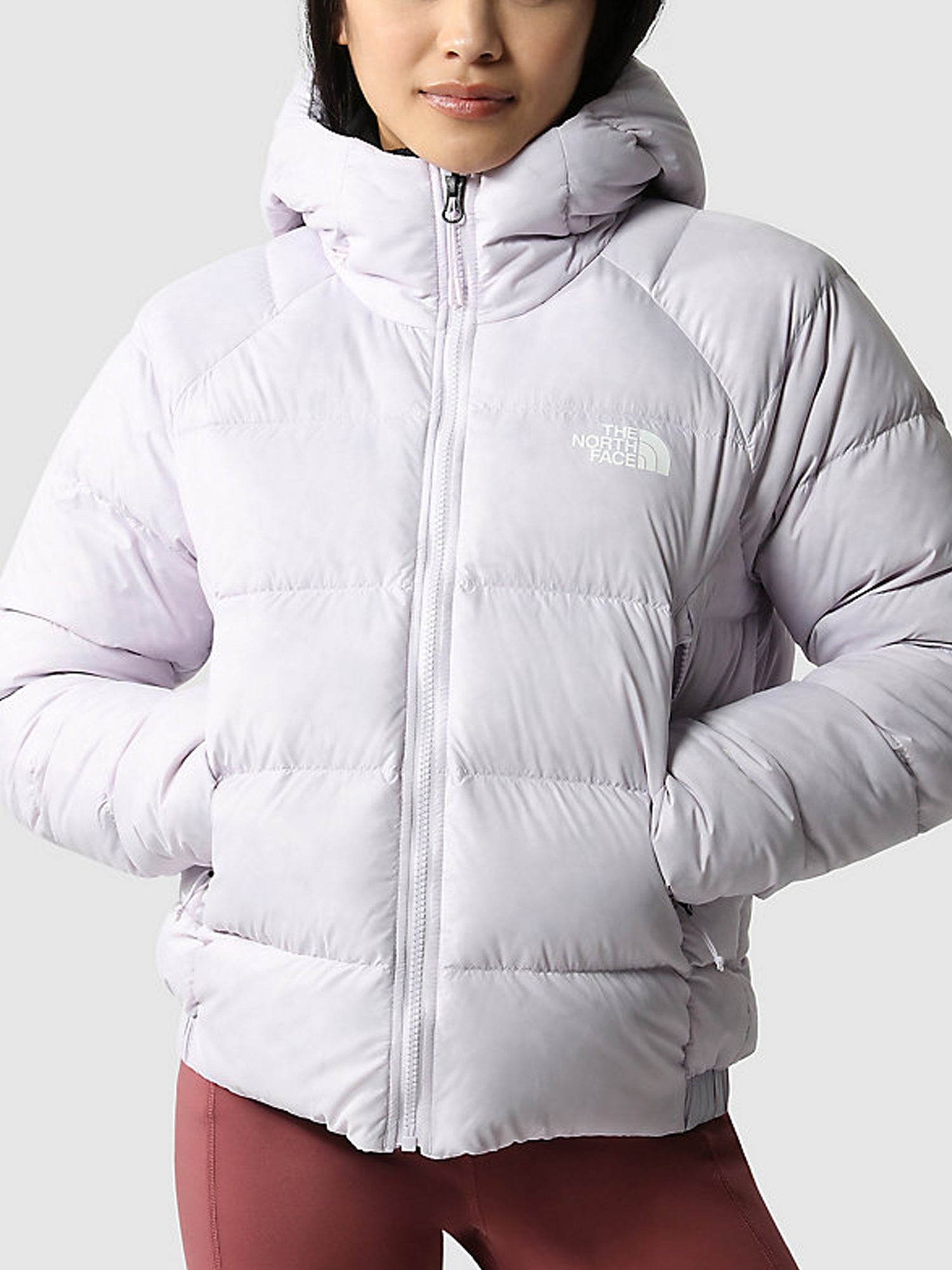 THE NORTH FACE GIUBBINO CON CAPPUCCIO HYALITE LILLA