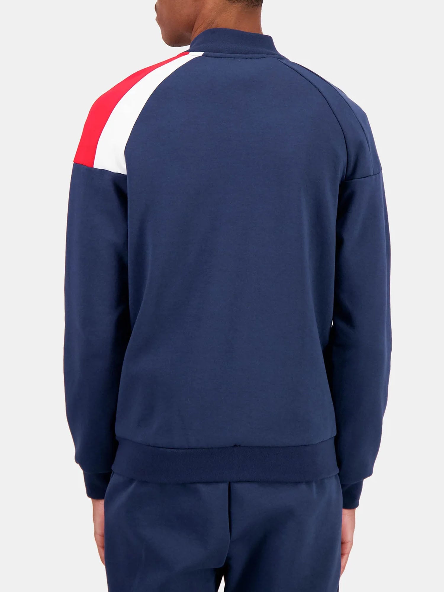 LE COQ SPORTIF FELPA FULL-ZIP TRI FZ BLU