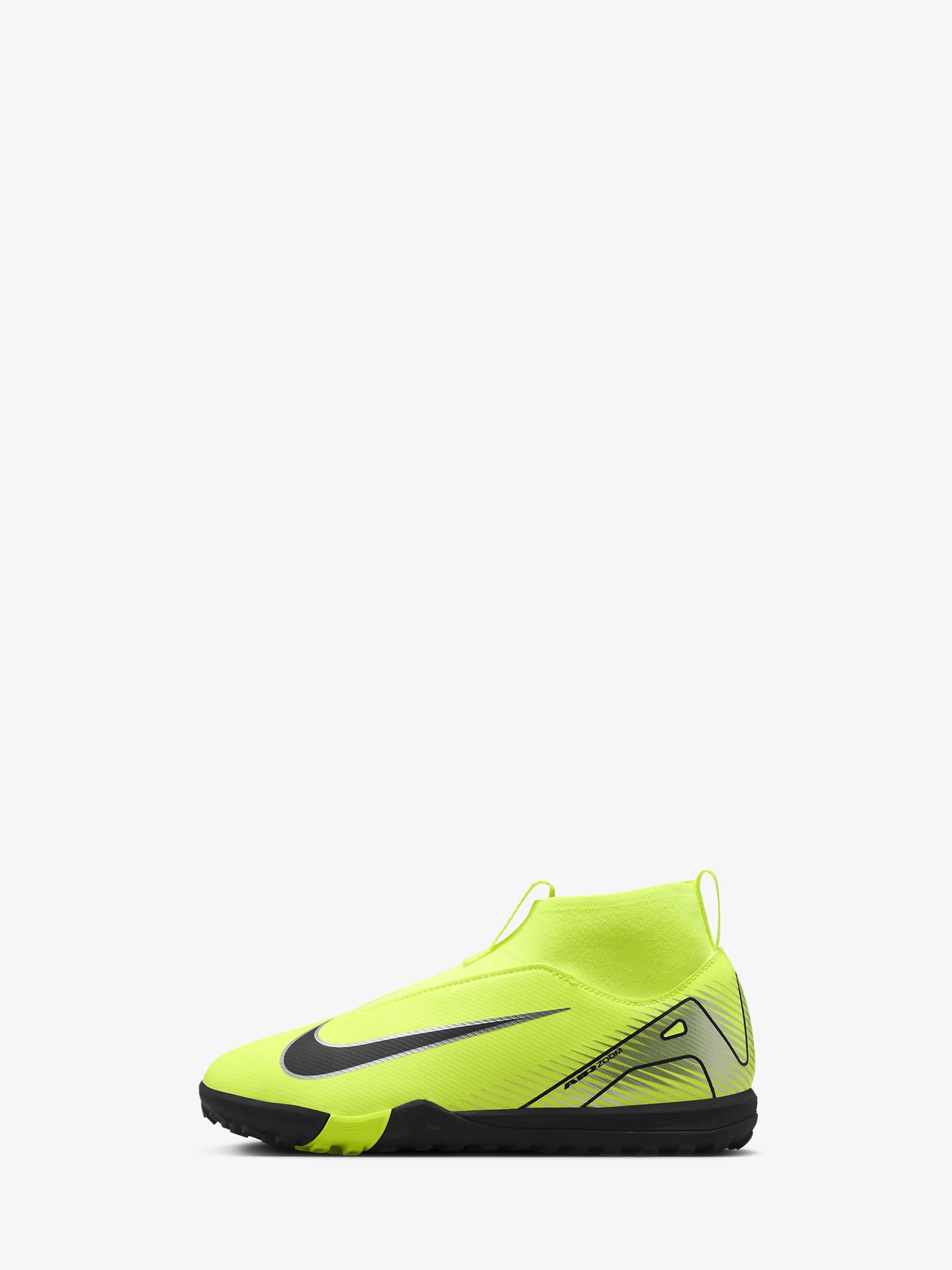 NIKE SCARPE CALCETTO ZOOM SUPERFLY 10 ACADEMY TF JR GIALLO LIME