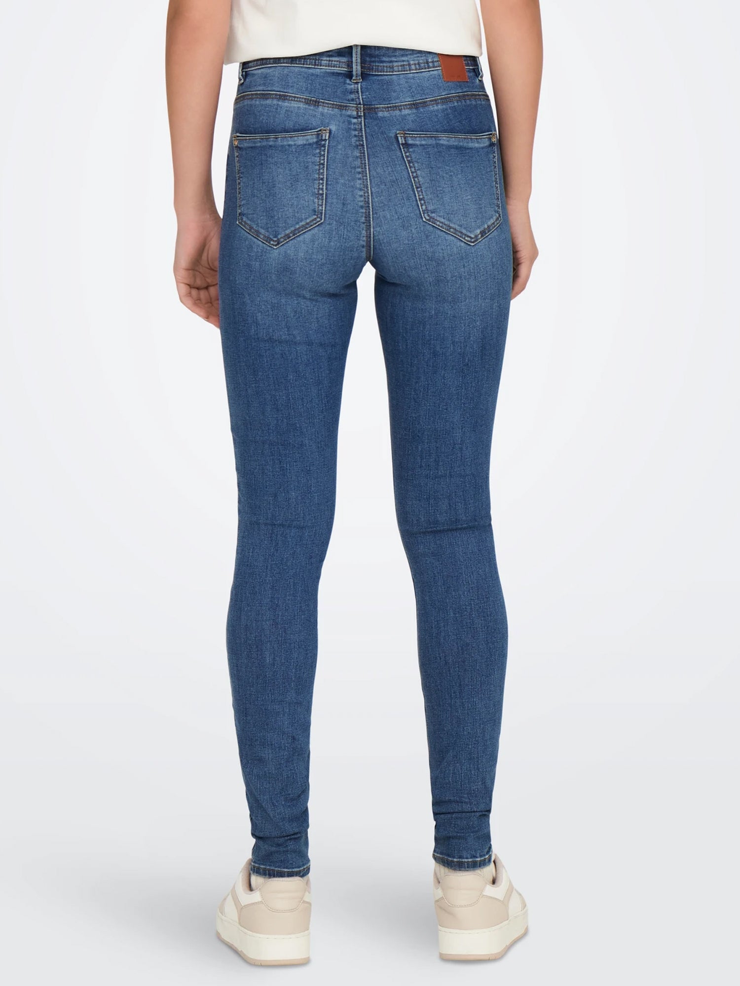 ONLY JEANS WAUW MID SKINNY IN DENIM BLU