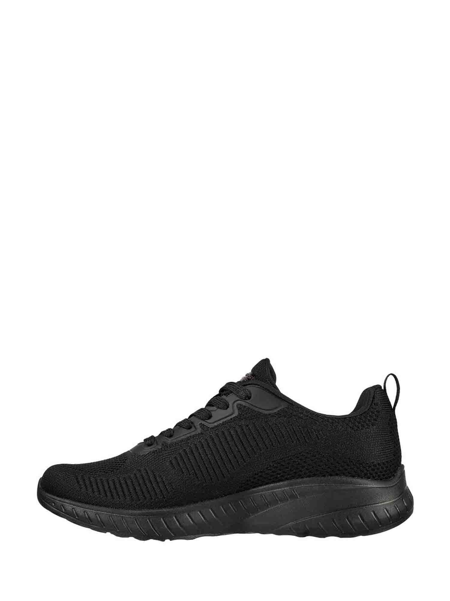SKECHERS BOBS SPORT SQUAD CHAOS-FACE OFF SNEAKERS NERO