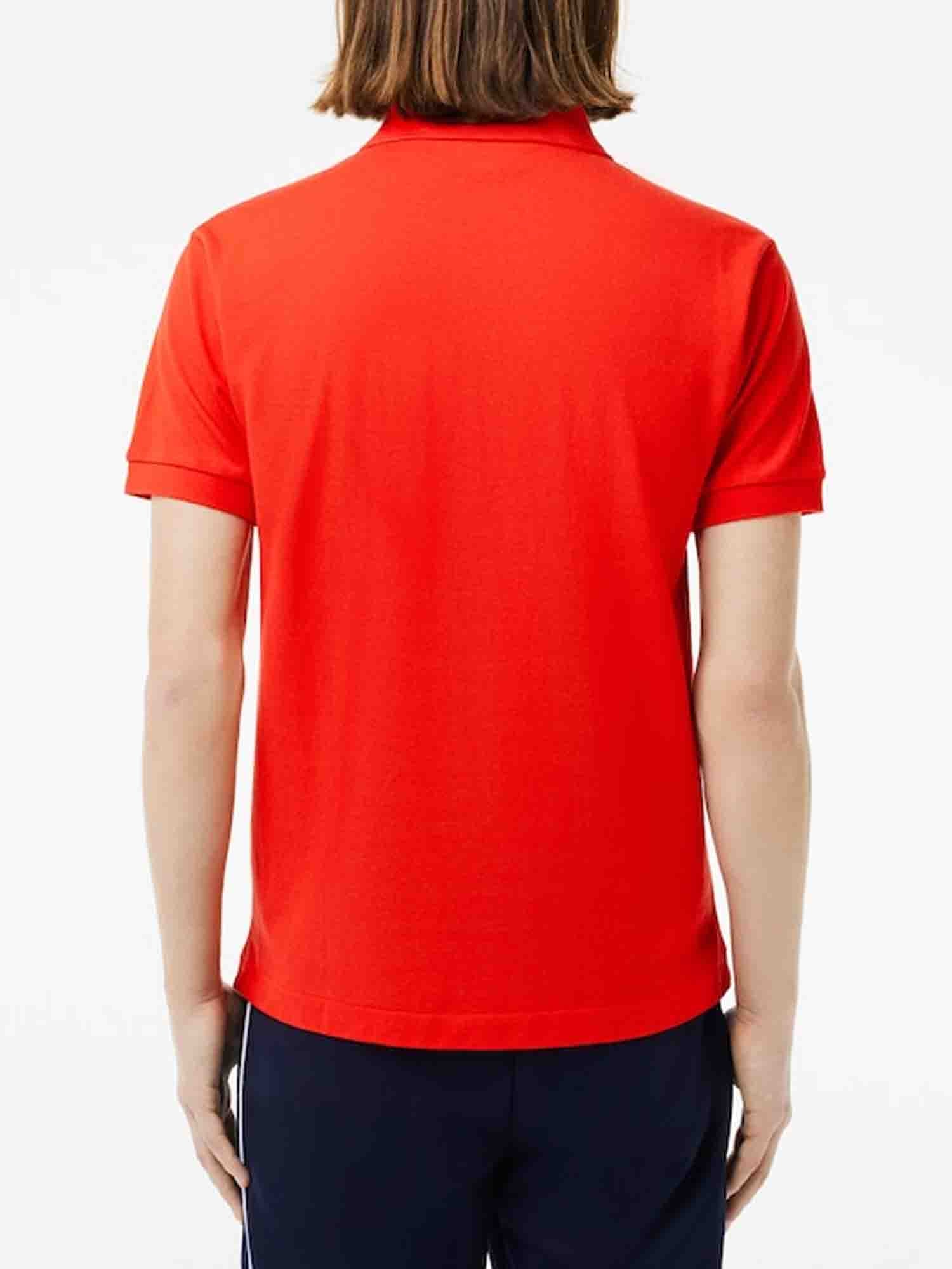 LACOSTE POLO CLASSICA ROSSO