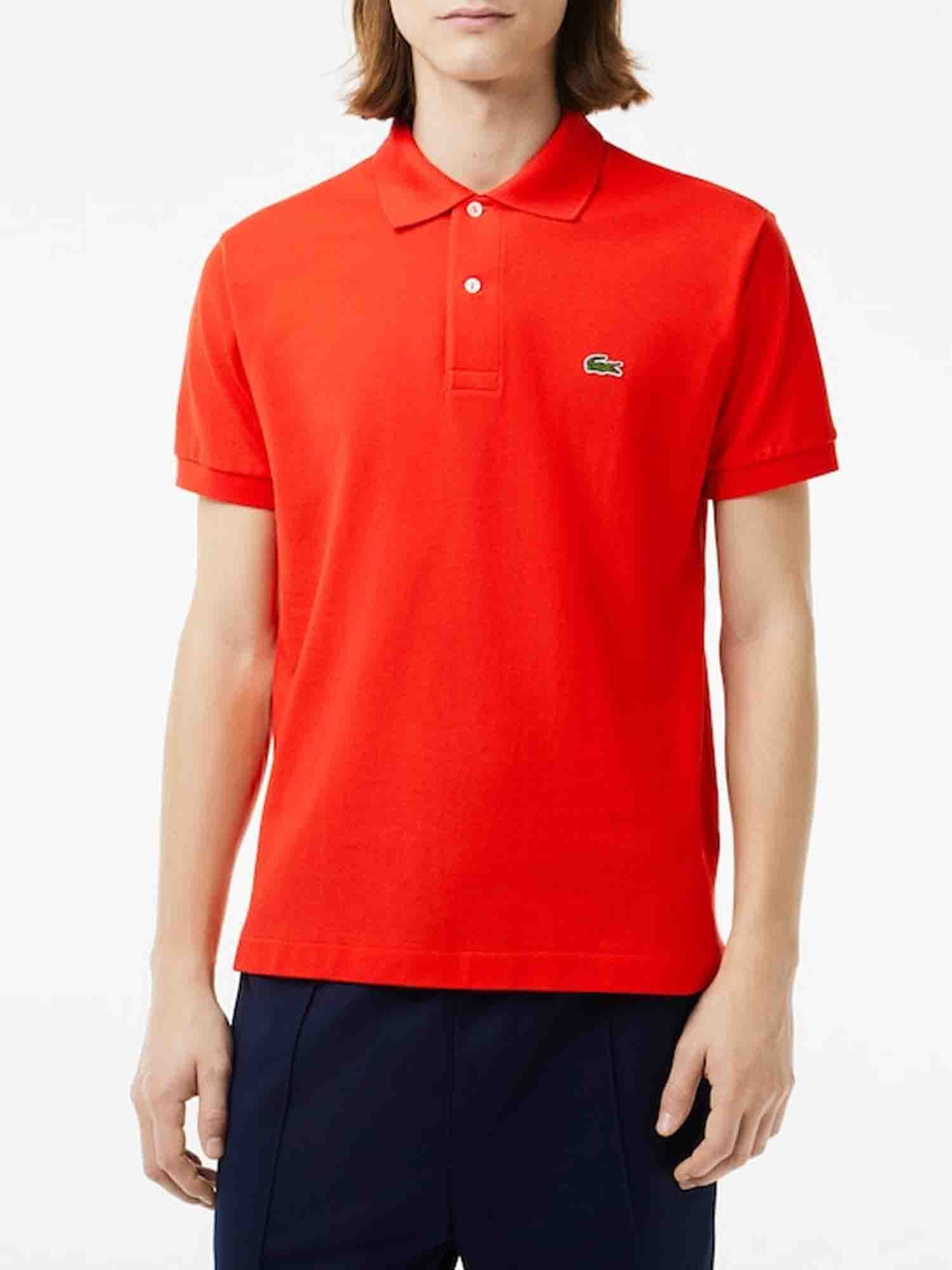 LACOSTE POLO CLASSICA ROSSO