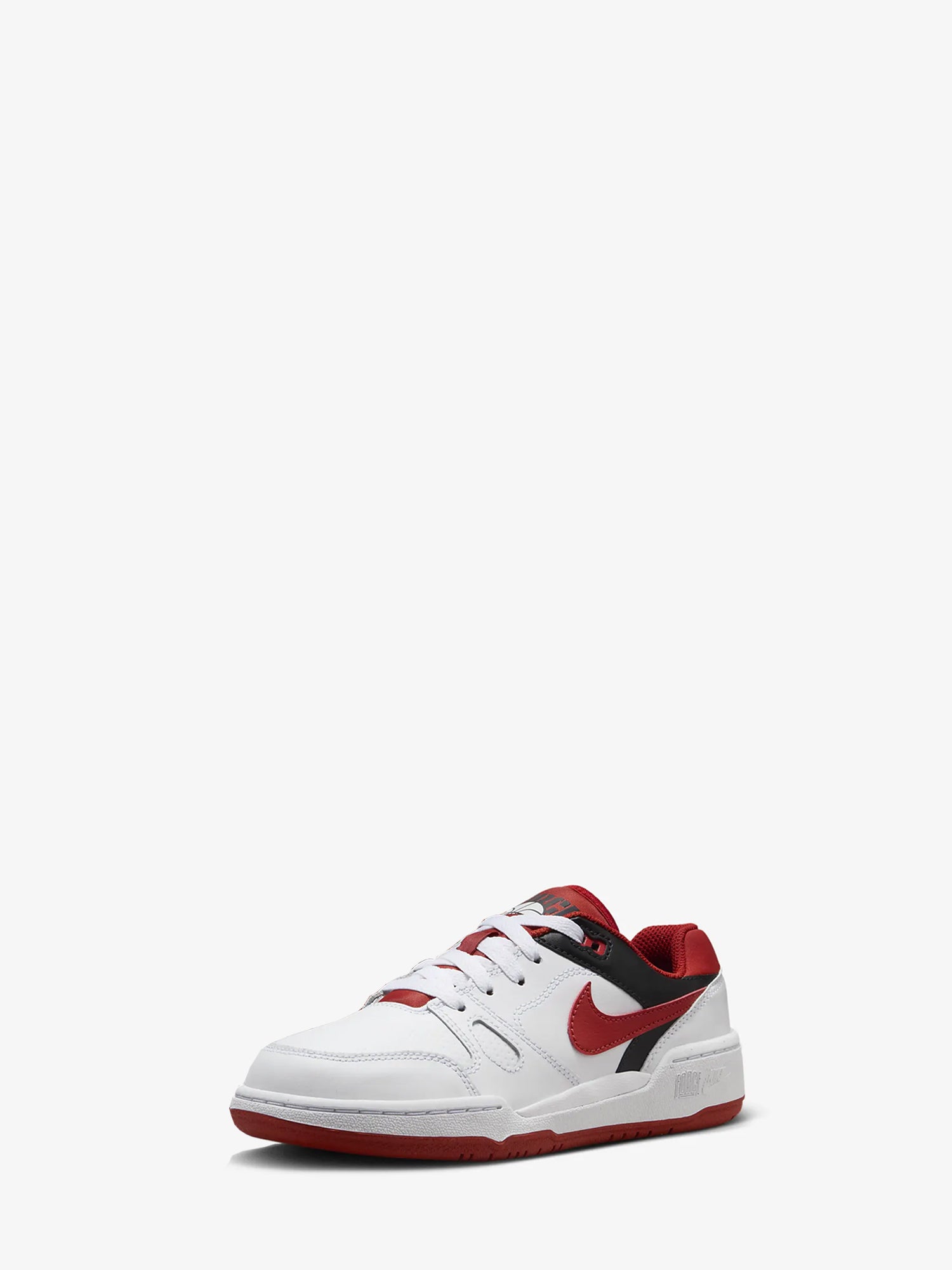 NIKE SNEAKERS FULL FORCE LOW JR BIANCO - ROSSO