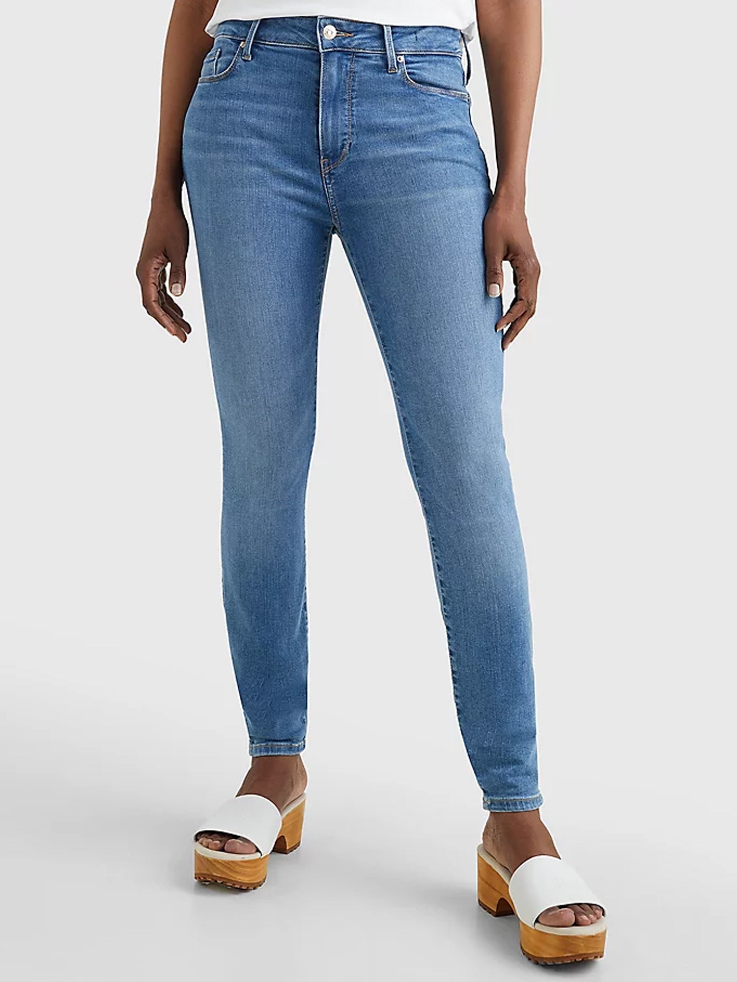 TOMMY HILFIGER JEANS SKINNY IN DENIM BLU