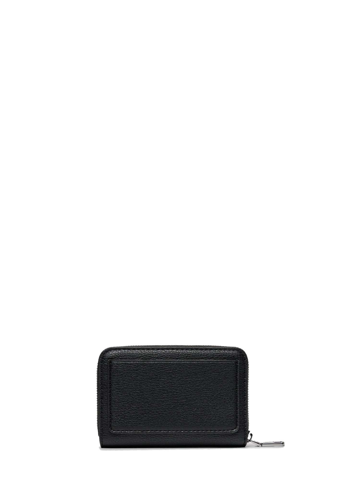 CALVIN KLEIN ACCESSORIES PORTAFOGLI CON ZIP MINIMAL MONOGRAM MED ZA NERO