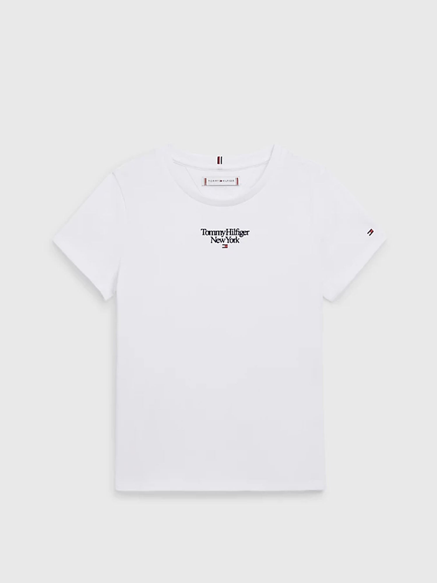 TOMMY HILFIGER KIDS T-SHIRT GRAPHIC BIANCO