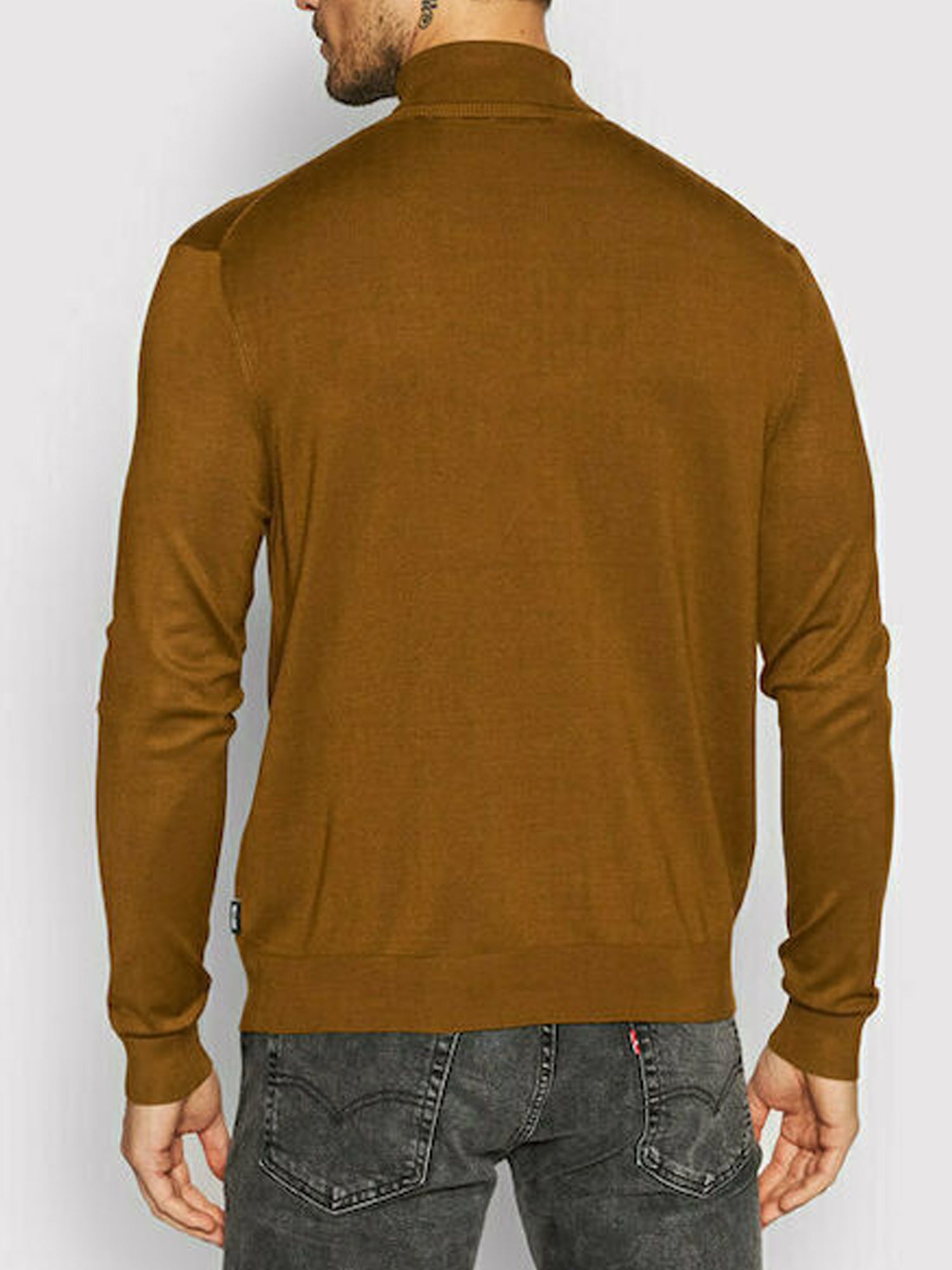 ONLY&SONS MAGLIA WYLER A COLLO ALTO MARRONE