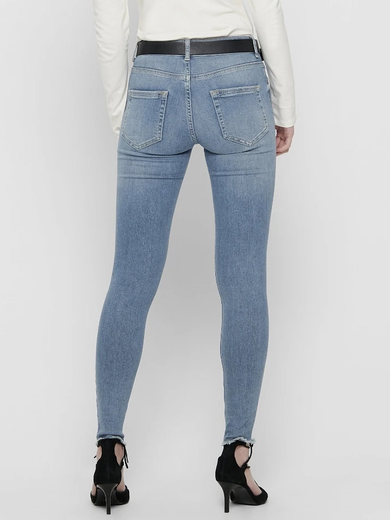 ONLY JEANS SKINNY BLUSH IN DENIM BLU CHIARO