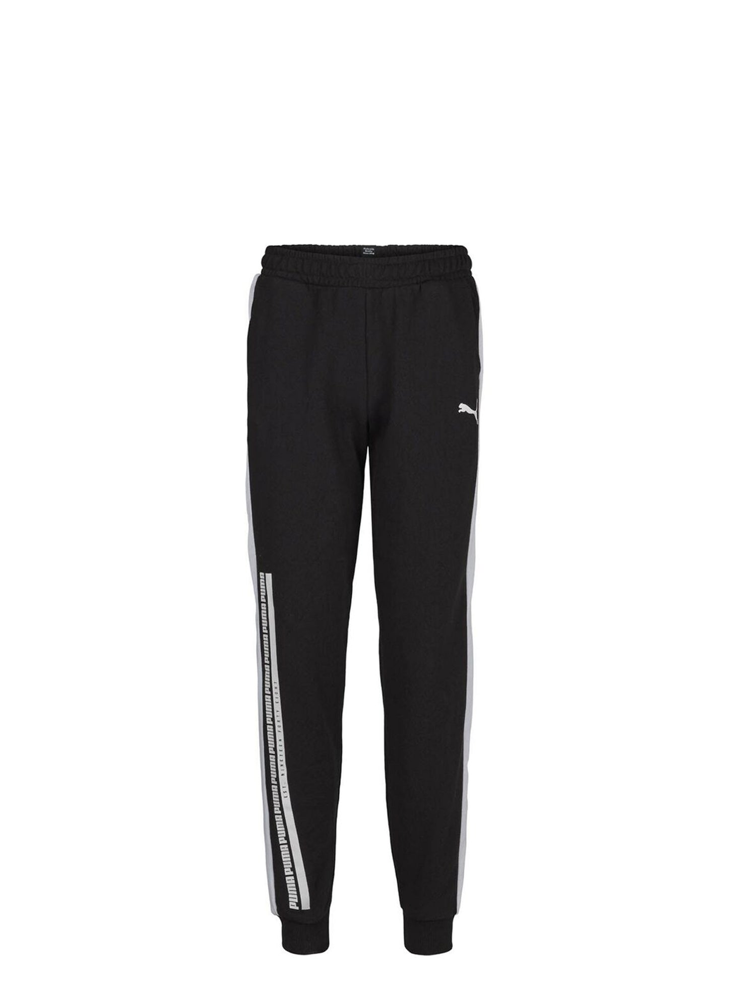 PUMA PANTALONE TUTA NERO - BIANCO