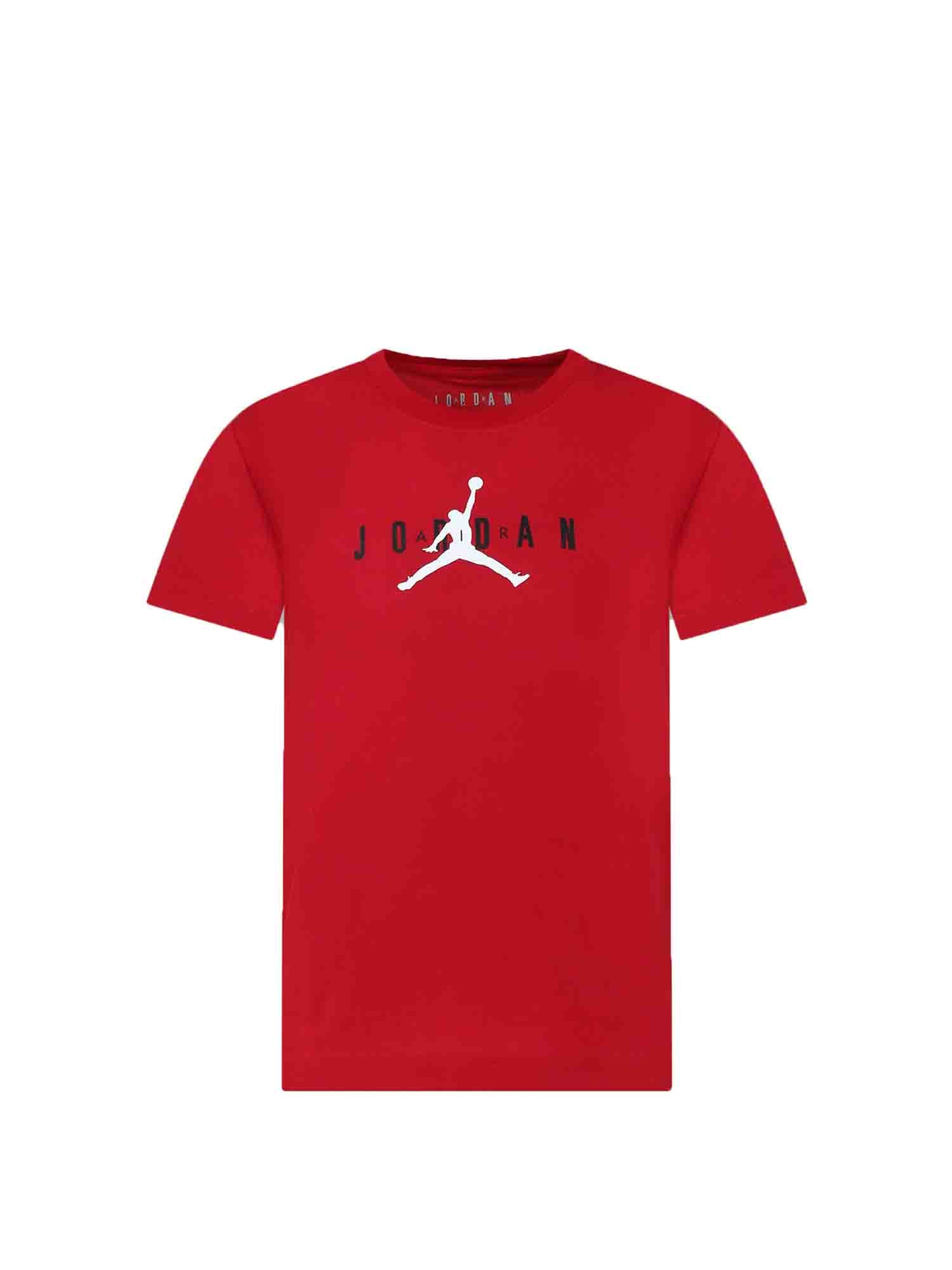 JORDAN JUMPMAN SUSTAINABLE T-SHIRT DA BAMBINO ROSSO