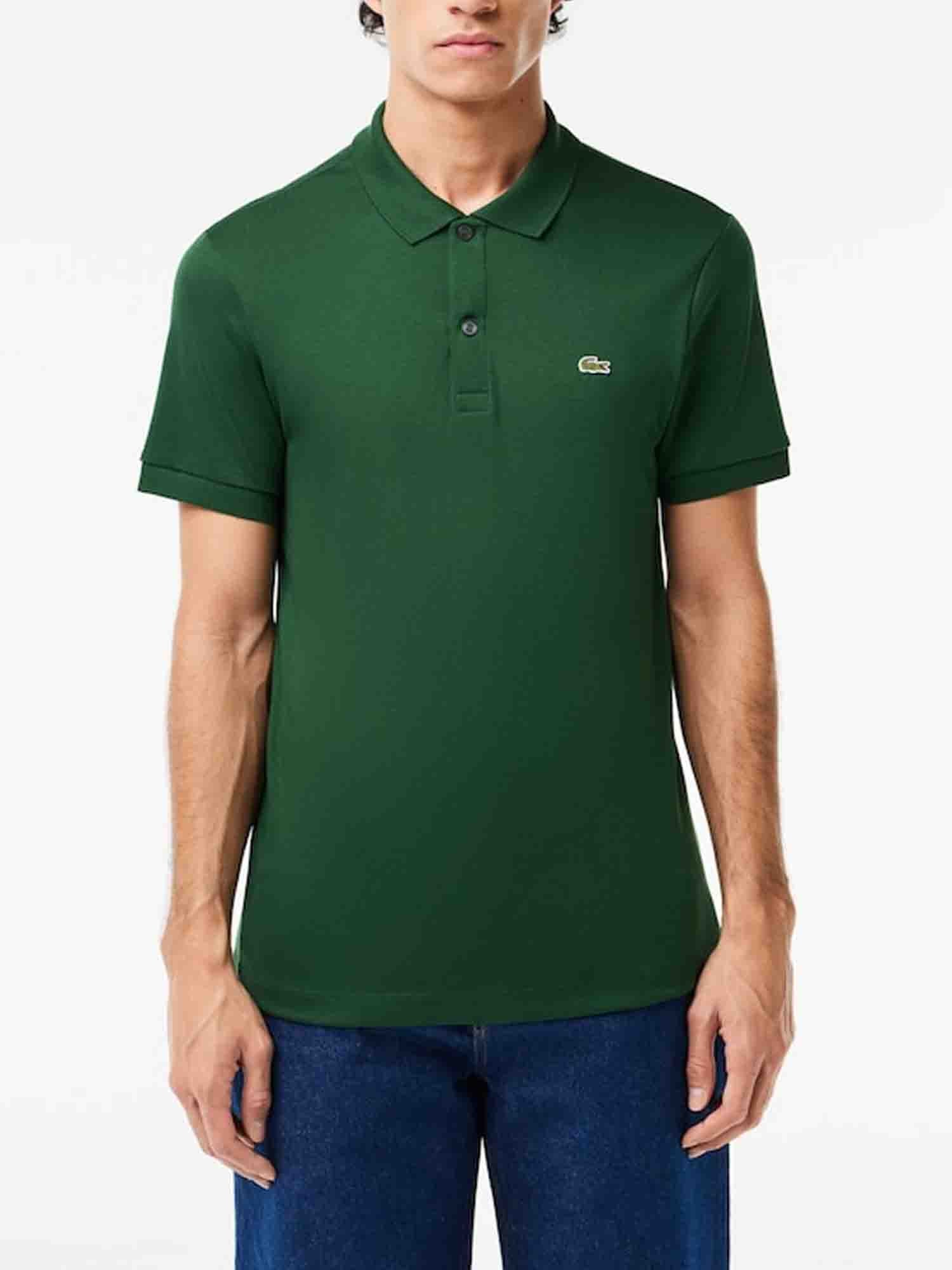 LACOSTE POLO REGULAR FIT VERDE