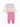 PUMA SET ESS+SUMMER CAMP DA BAMBINA BIANCO-ROSA