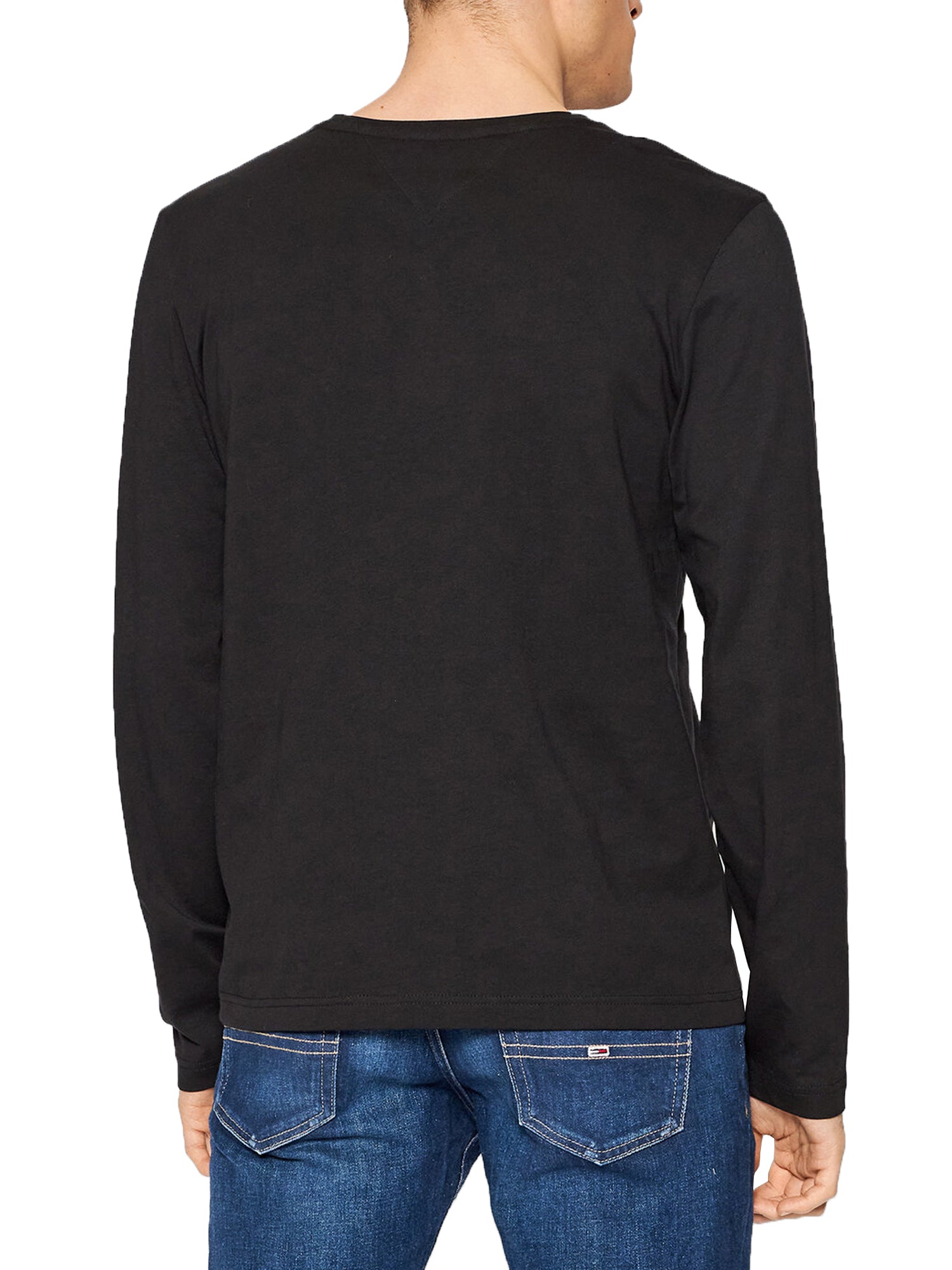 TOMMY HILFIGER T-SHIRT MANICHE LUNGHE NERO