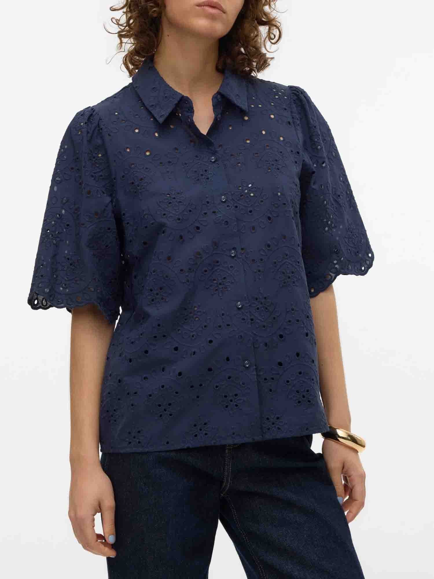 VERO MODA HAY CAMICIA NAVY