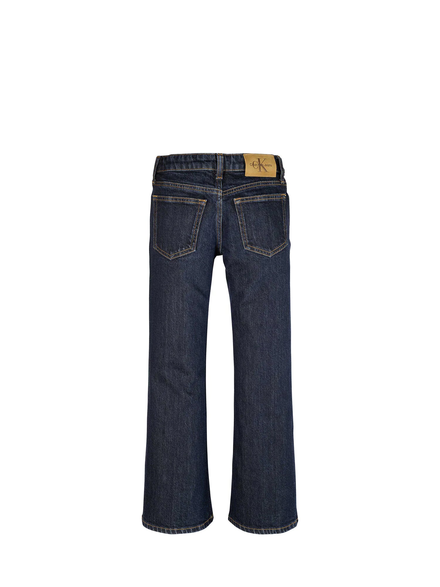 CALVIN KLEIN KIDS JEANS BOOTCUT BLU SCURO