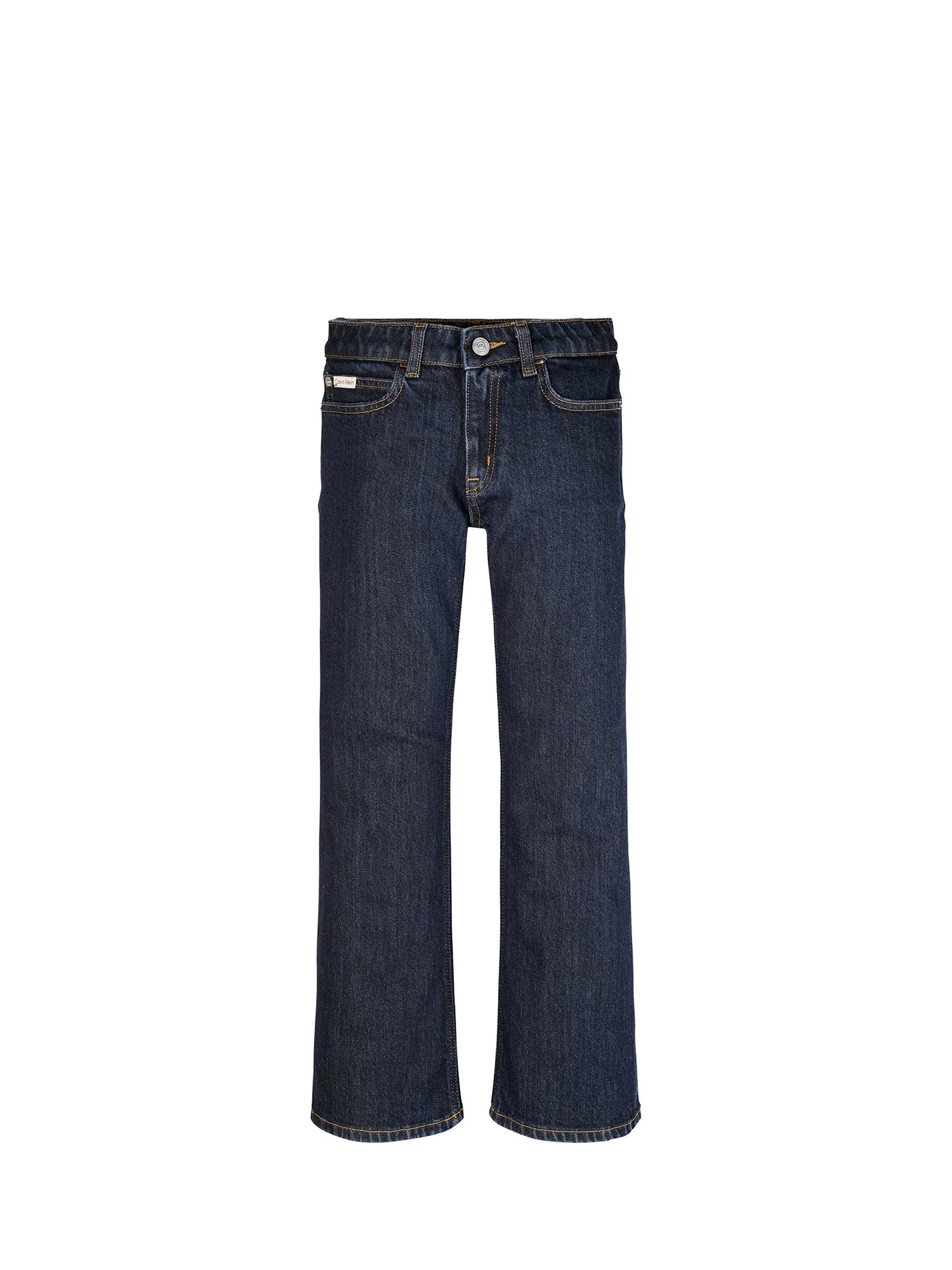 CALVIN KLEIN KIDS JEANS BOOTCUT BLU SCURO